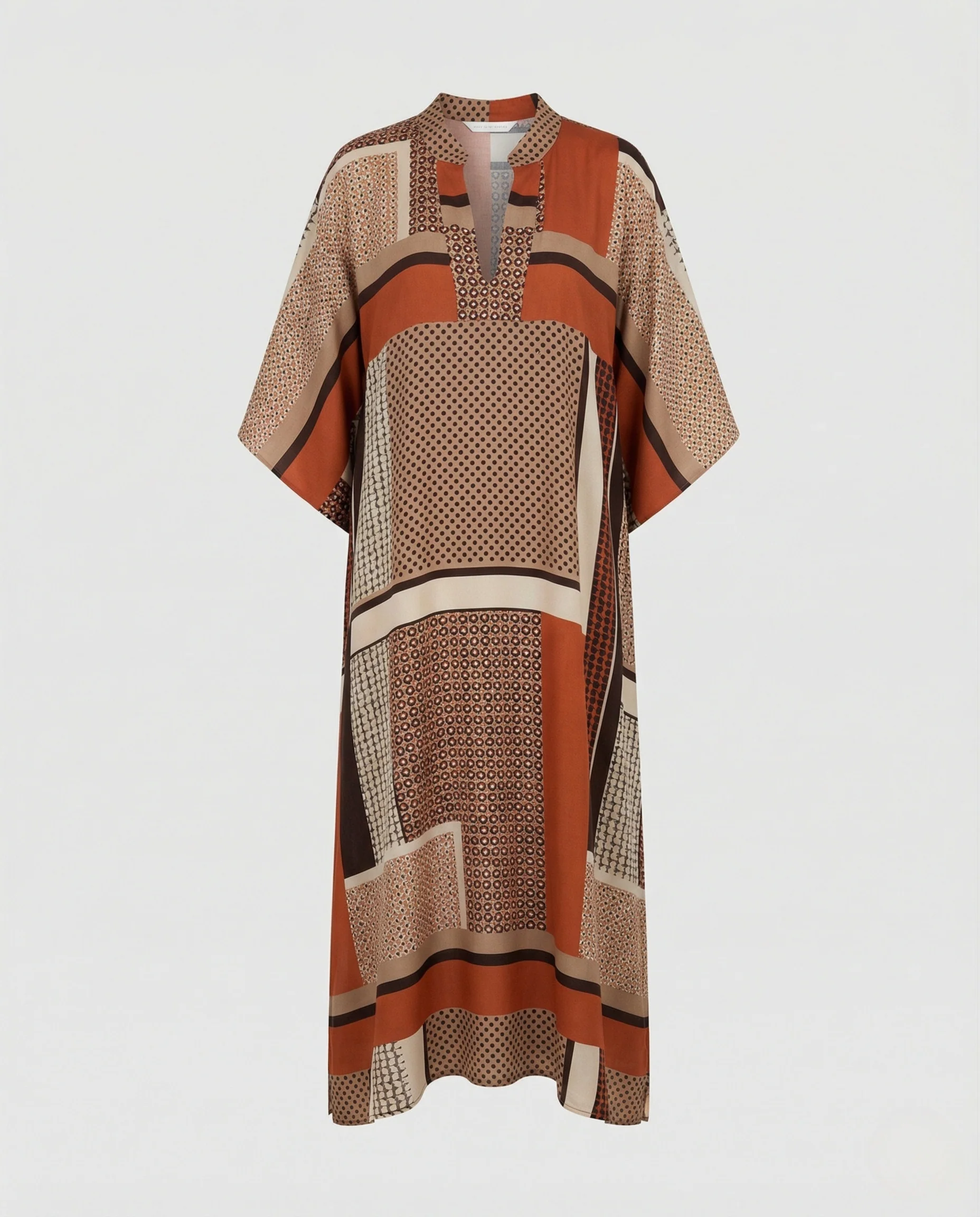 Damen Kaftan Kleid Oversize Print - Image 4