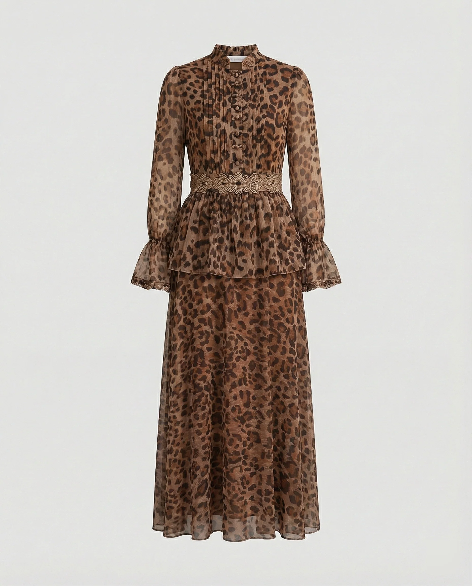 Damen Maxikleid Chiffon elegant - Image 8