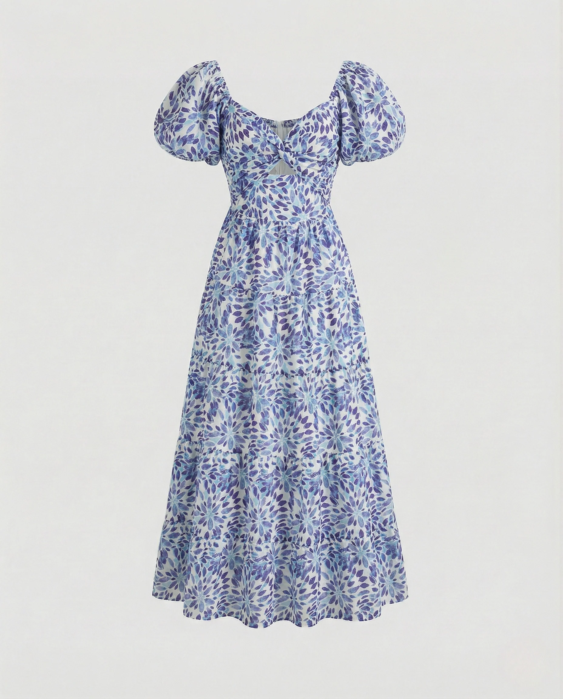 Carmen Maxikleid Mit Puffärmeln Damen - Image 10