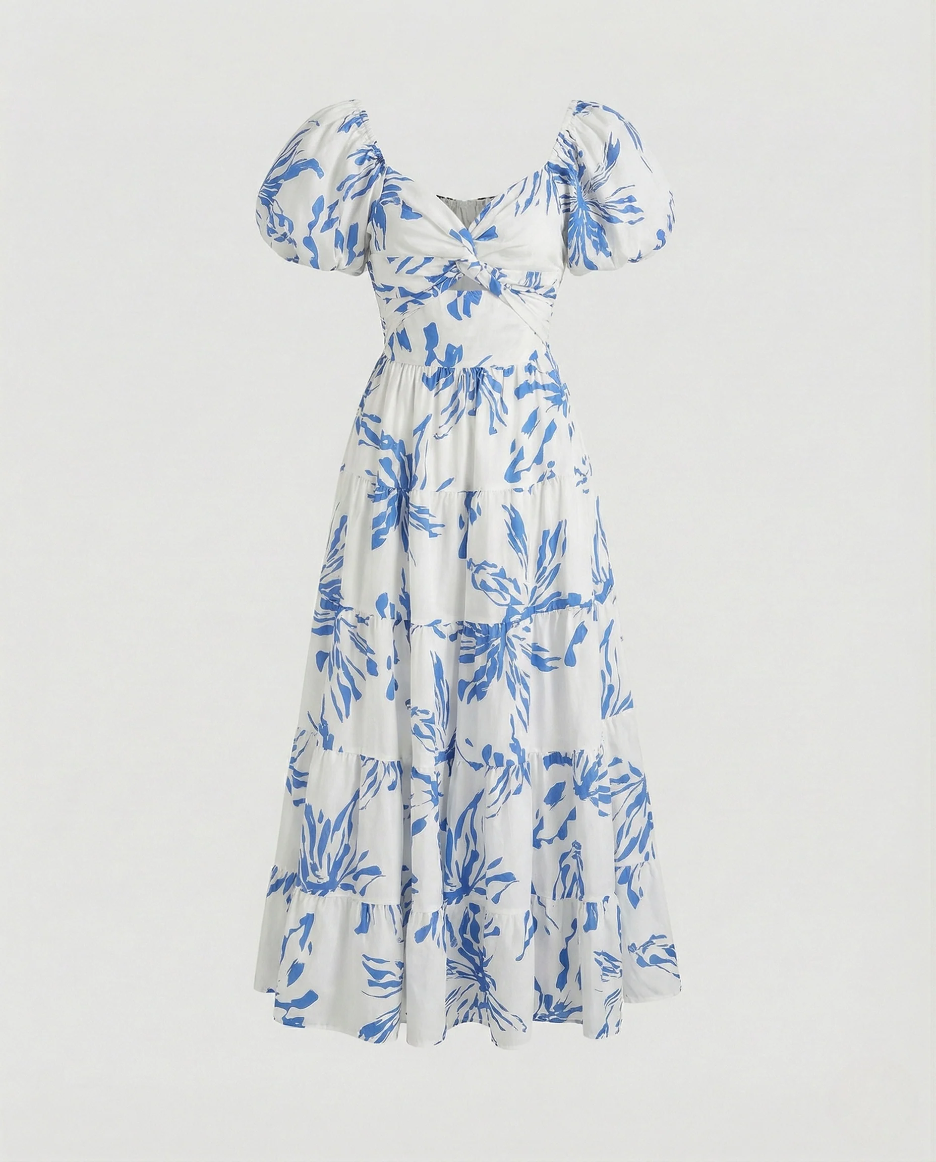 Carmen Maxikleid Mit Puffärmeln Damen - Image 7