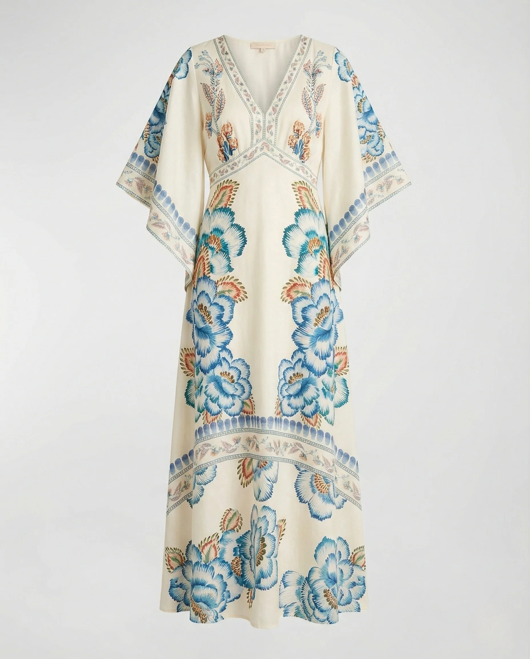 Maxikleid Mit Bordürenprint Damen - Image 5