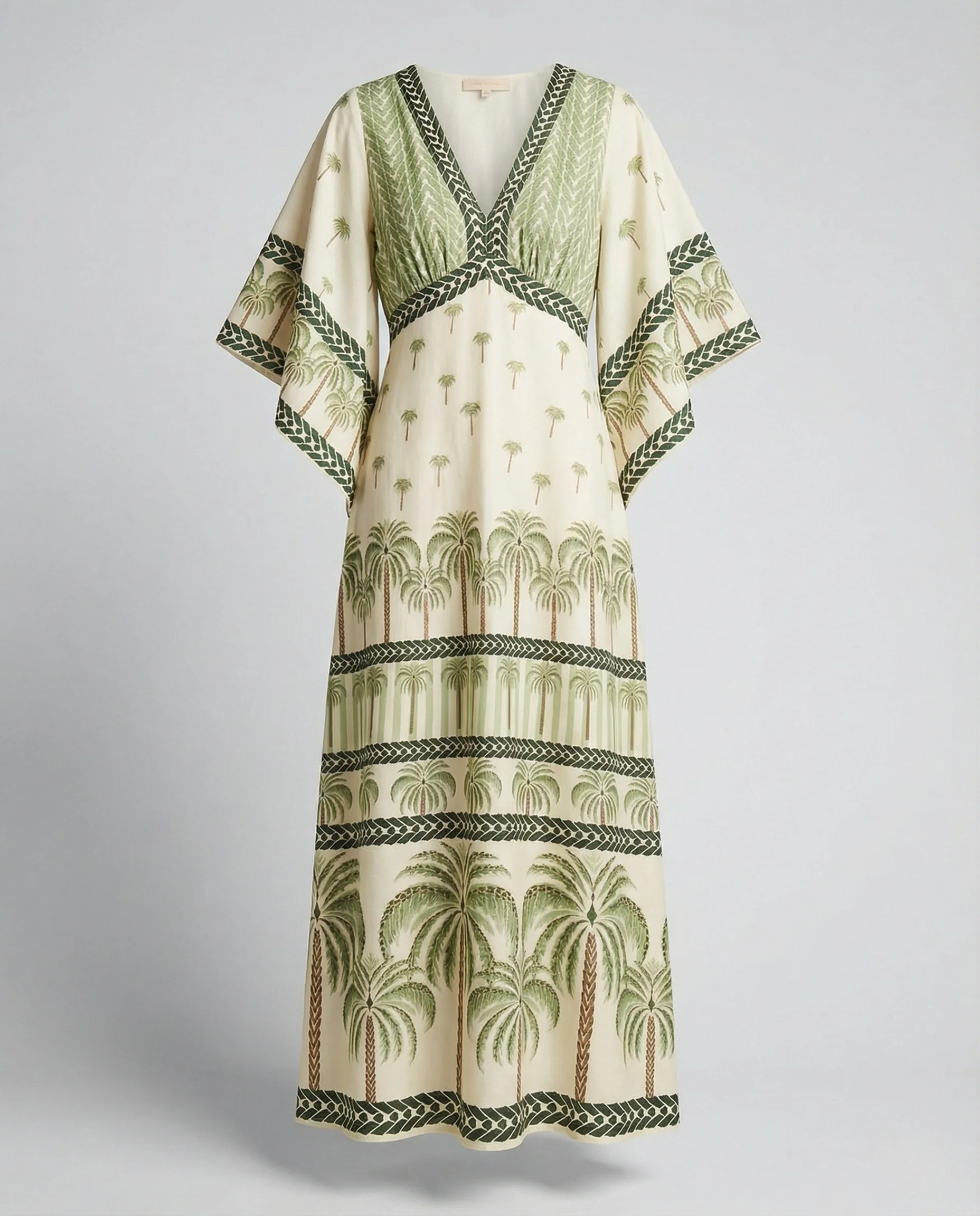 Maxikleid Mit Bordürenprint Damen - Image 6