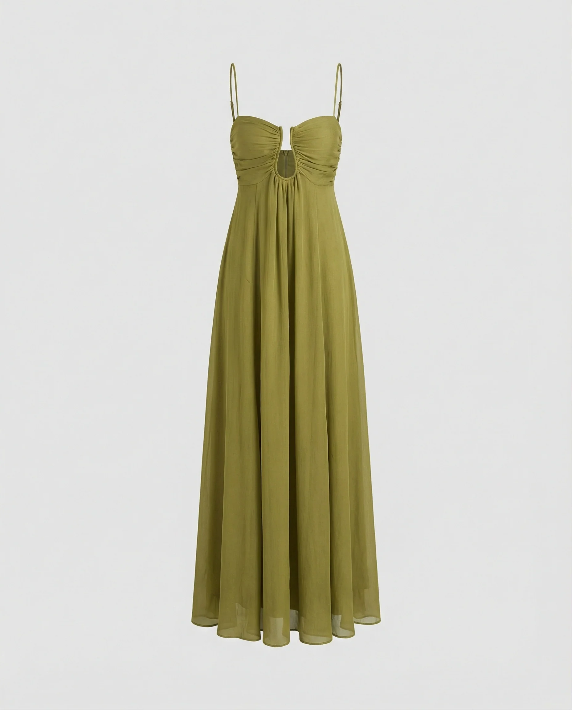 Damen Maxikleid mit Bustier gerafft - Image 5