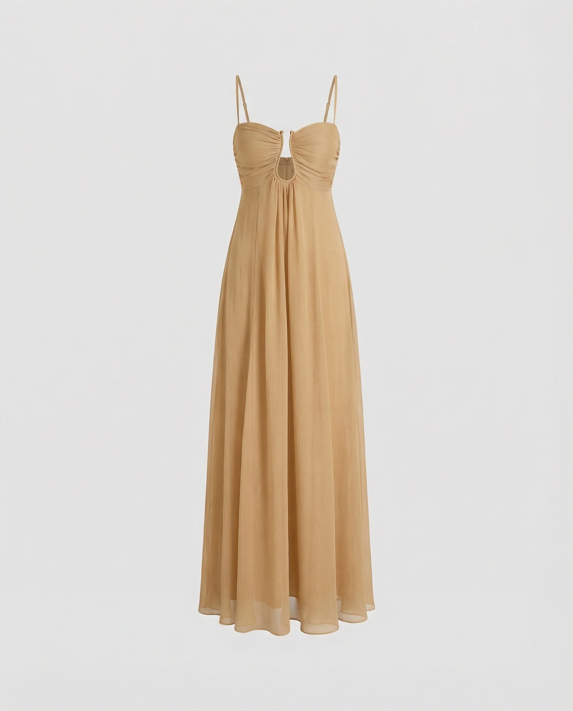 Damen Maxikleid mit Bustier gerafft - Image 6