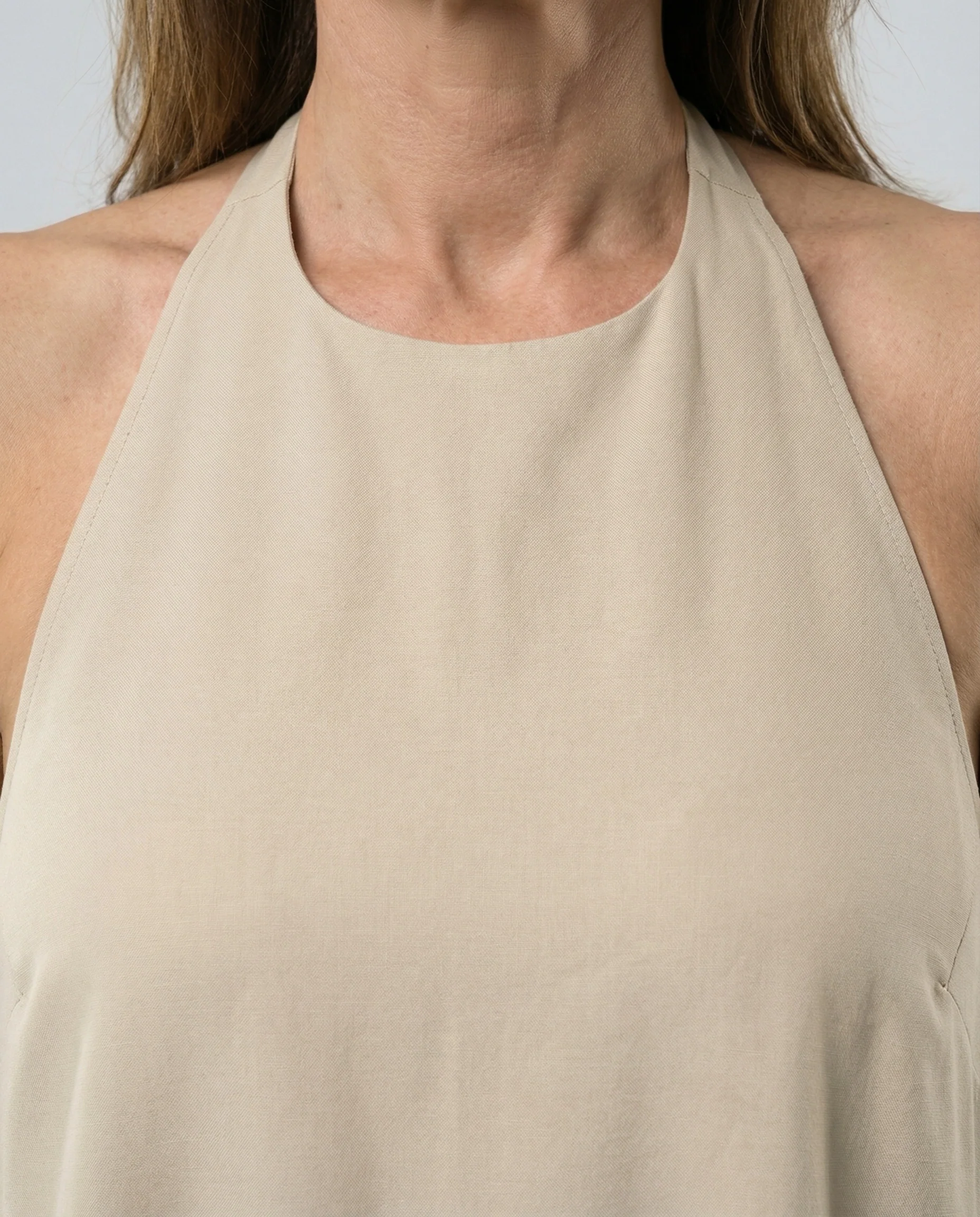 Damen Maxikleid mit Halterkragen - Image 3