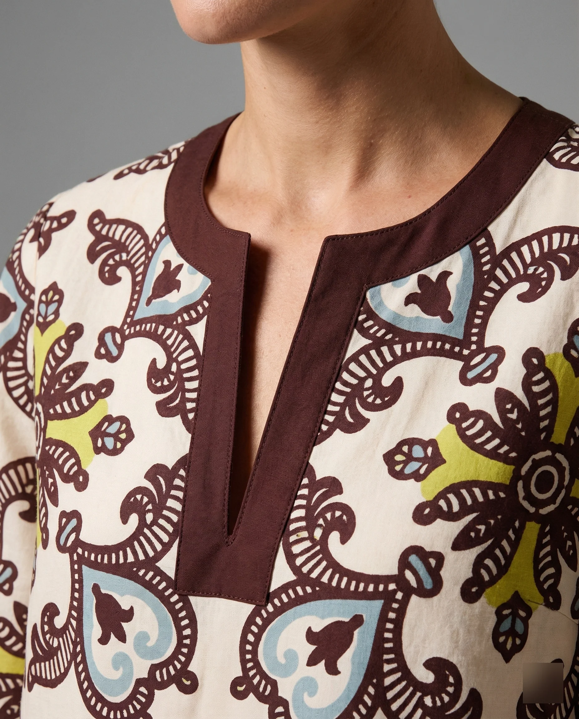 Freizeitkleid Damen Kaftan Maxikleid - Image 3