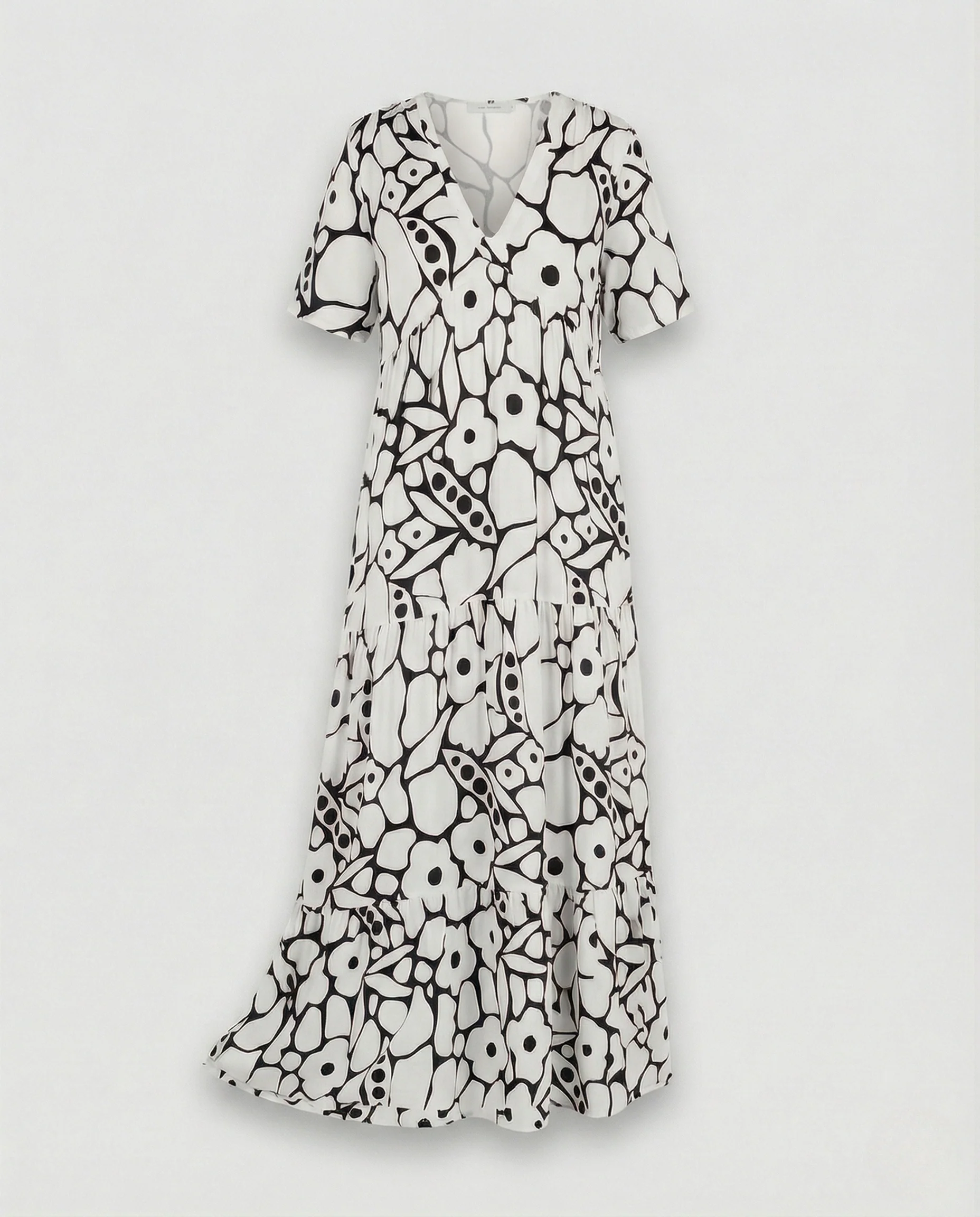 Maxikleid Sommer Damen V-Ausschnitt - Image 6