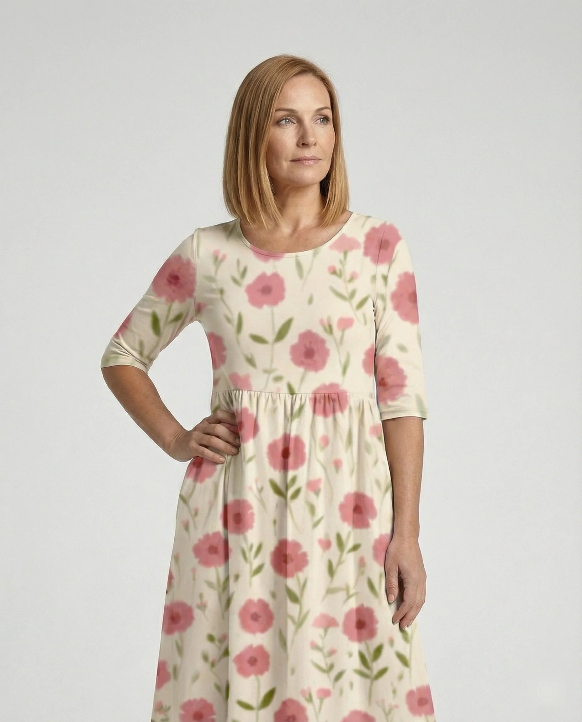 Damen Maxikleid A-Linie fließend - Image 15