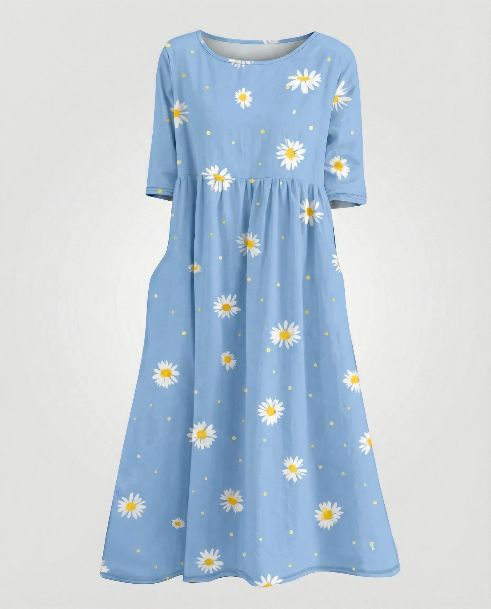 Damen Maxikleid A-Linie fließend - Image 21