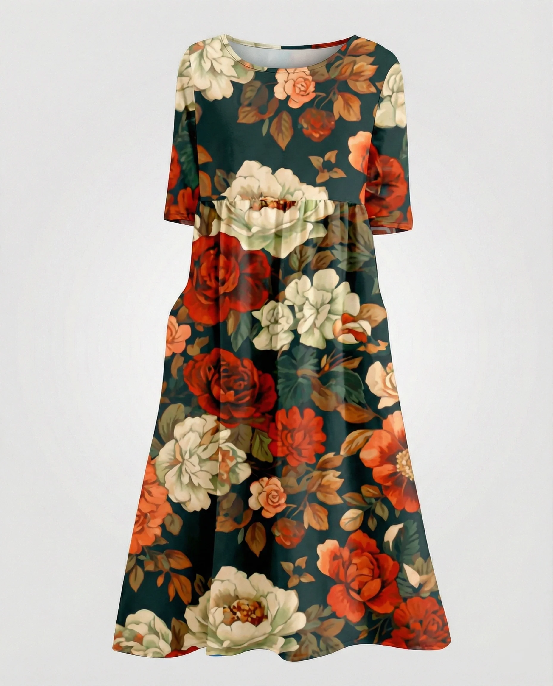 Damen Maxikleid A-Linie fließend - Image 23