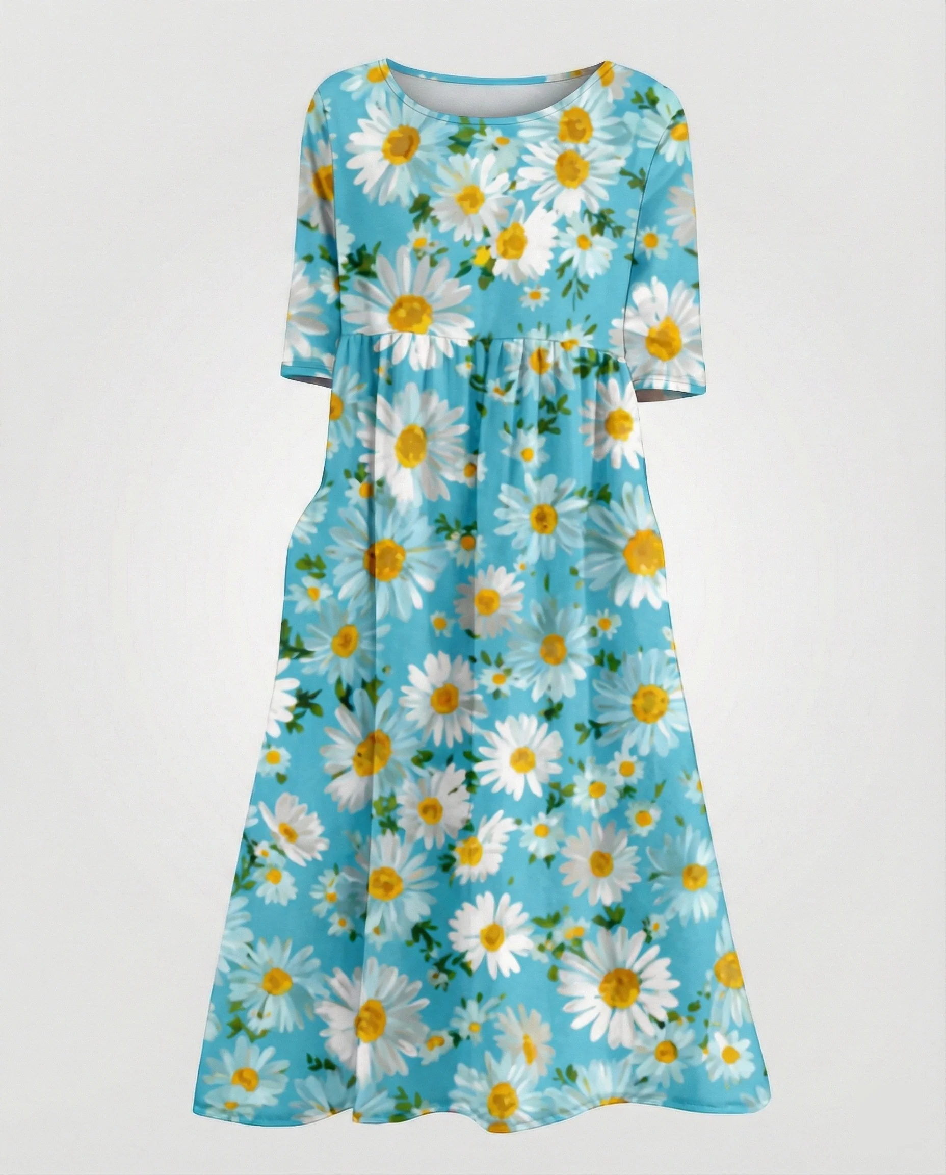 Damen Maxikleid A-Linie fließend - Image 28