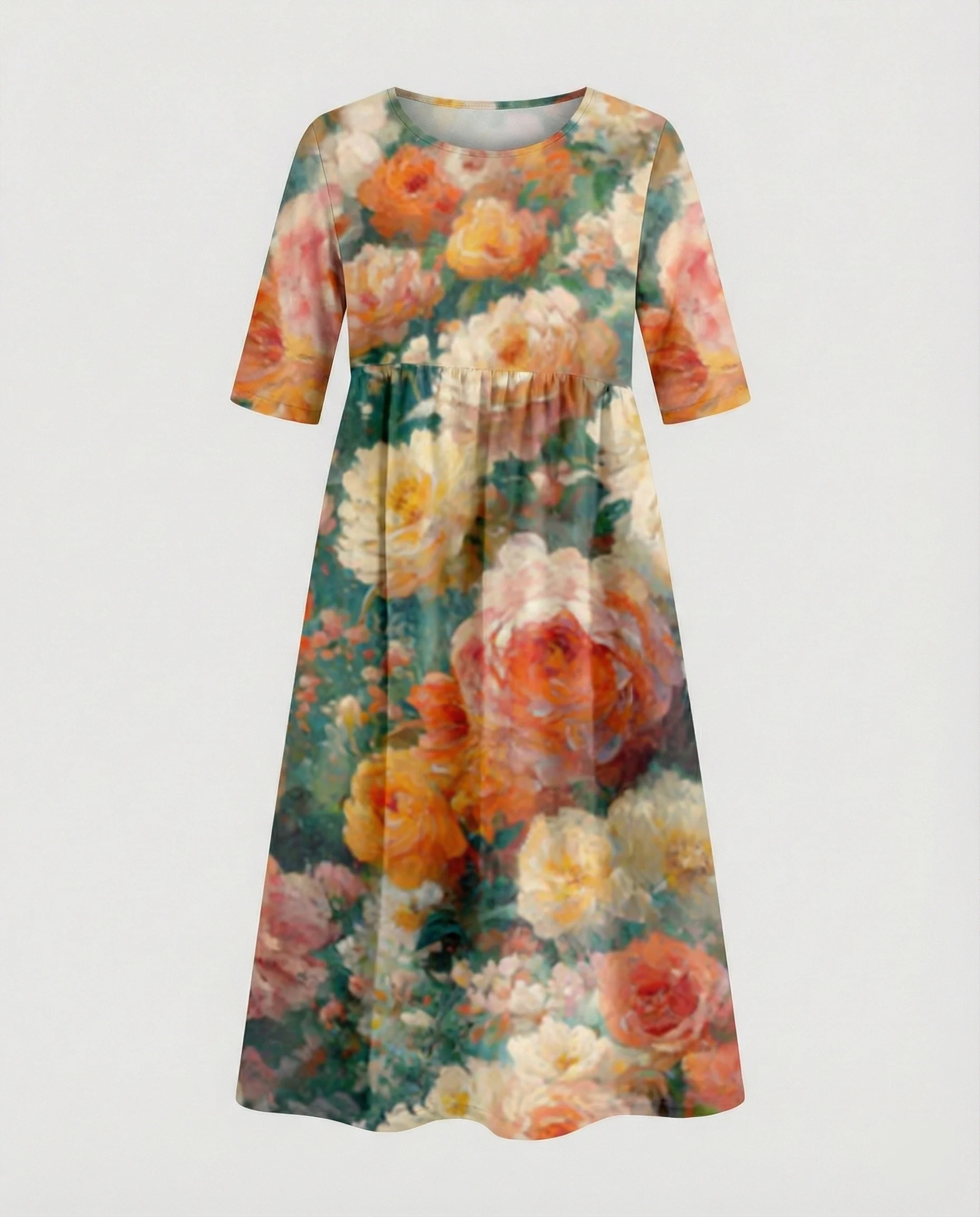 Damen Maxikleid A-Linie fließend - Image 37