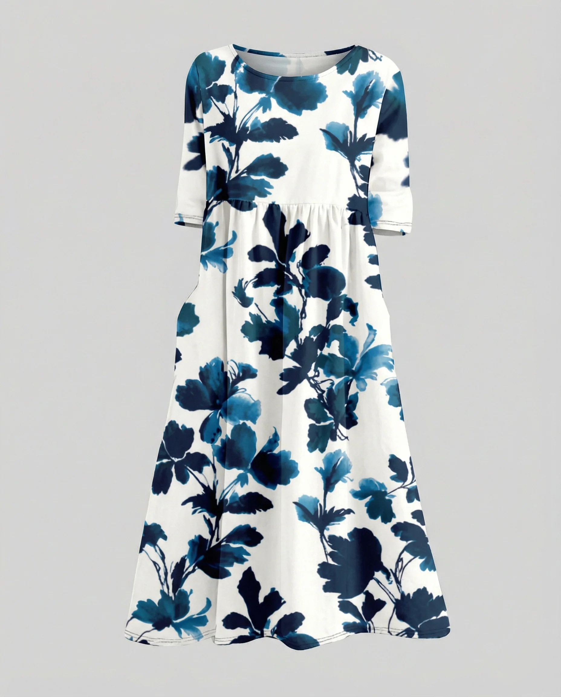 Damen Maxikleid A-Linie fließend - Image 42