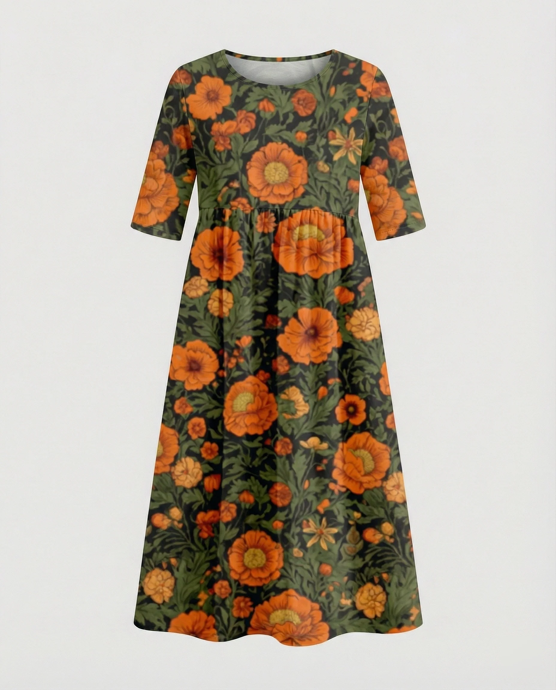 Damen Maxikleid A-Linie fließend - Image 44