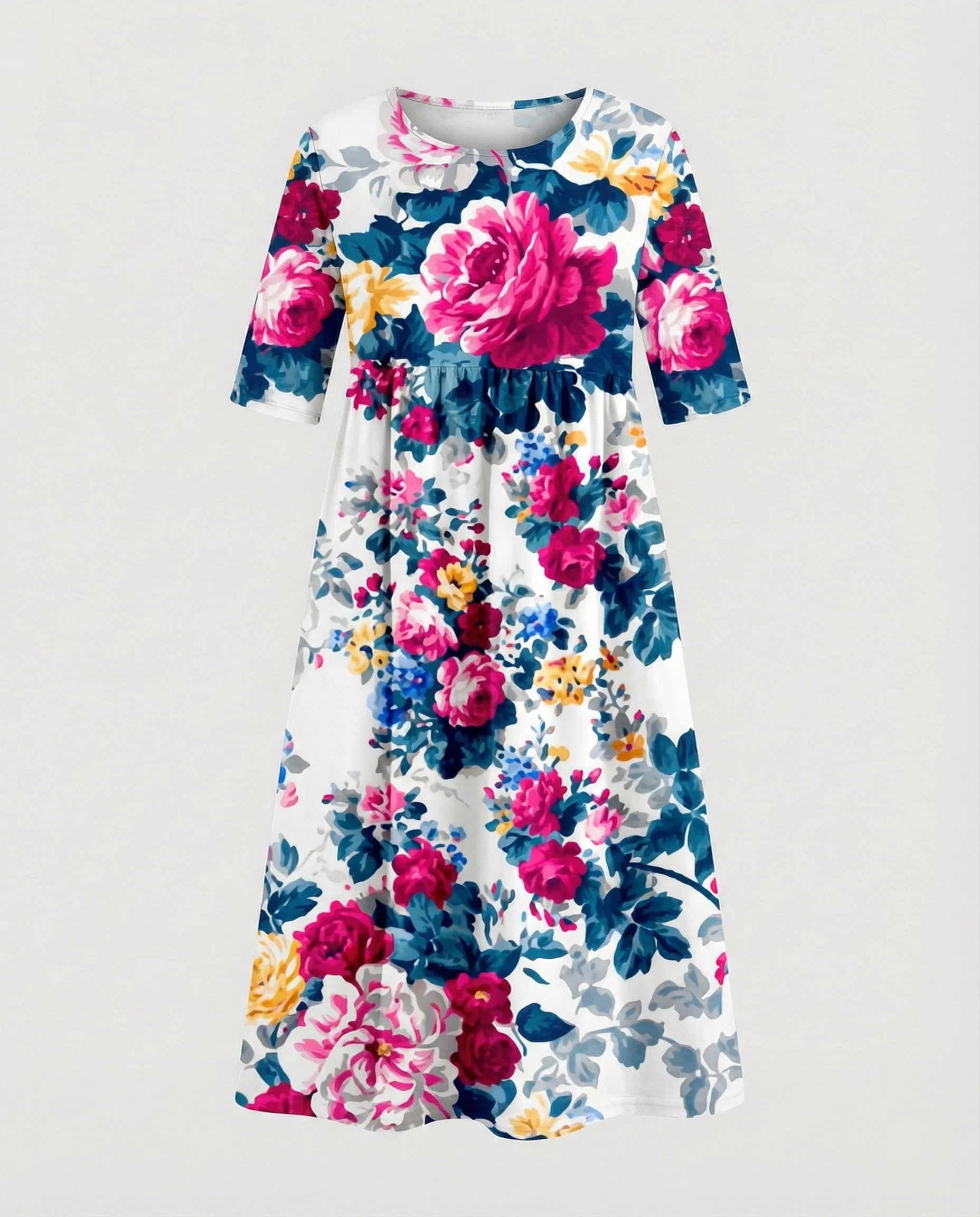 Damen Maxikleid A-Linie fließend - Image 45
