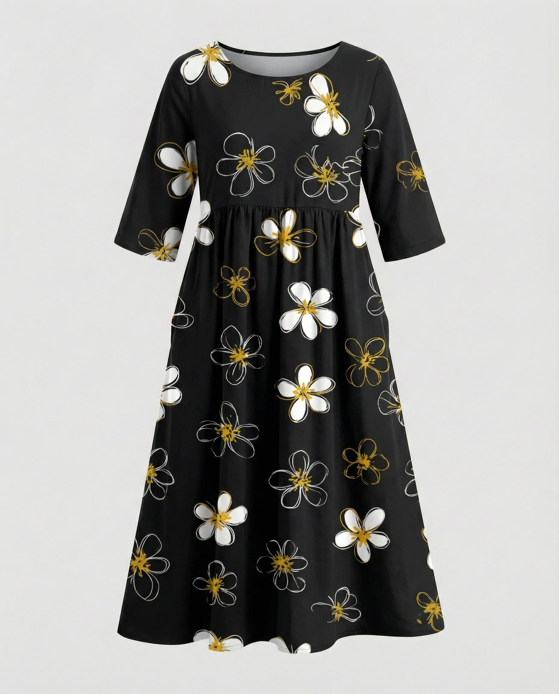 Damen Maxikleid A-Linie fließend - Image 47