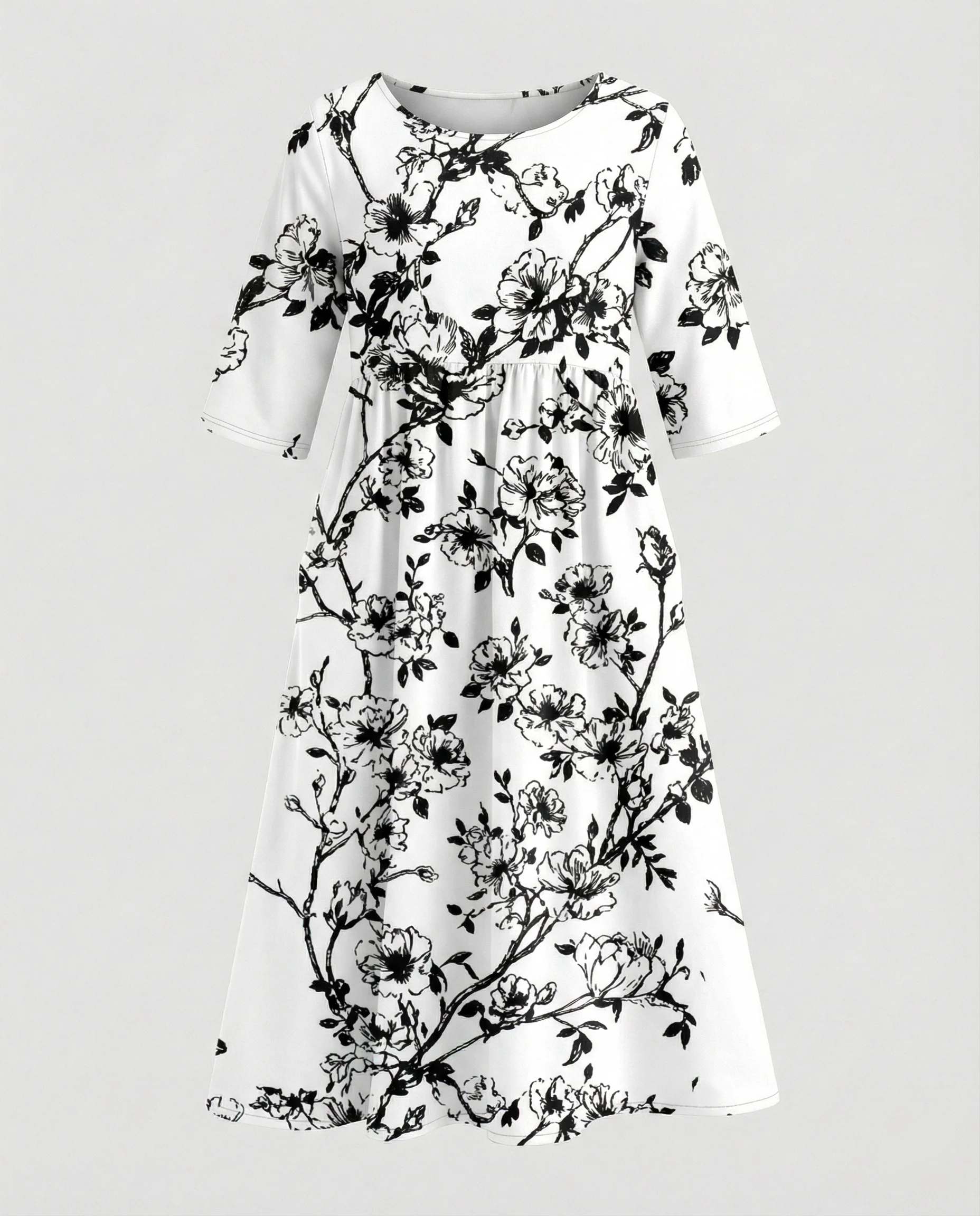 Damen Maxikleid A-Linie fließend - Image 48