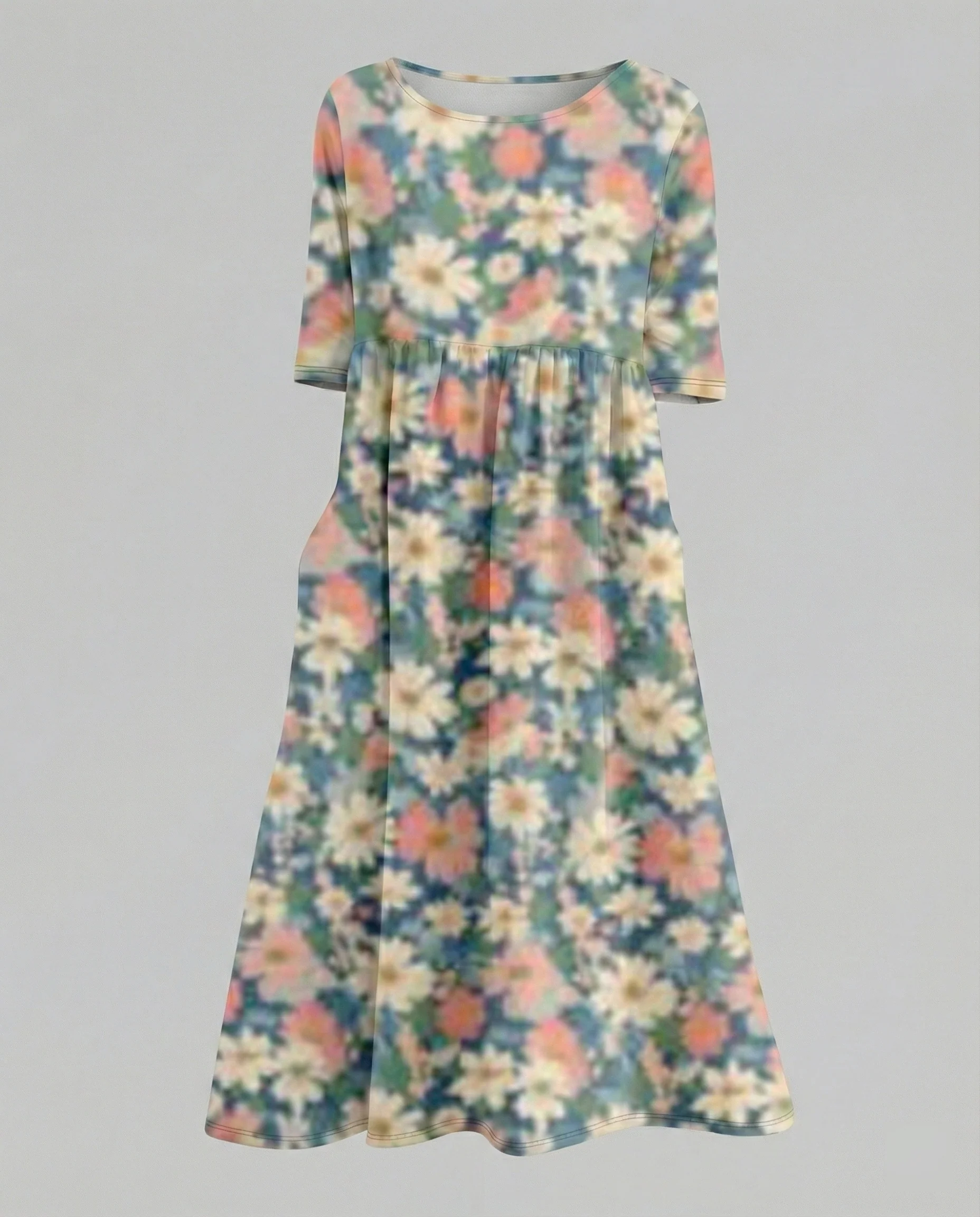 Damen Maxikleid A-Linie fließend - Image 5