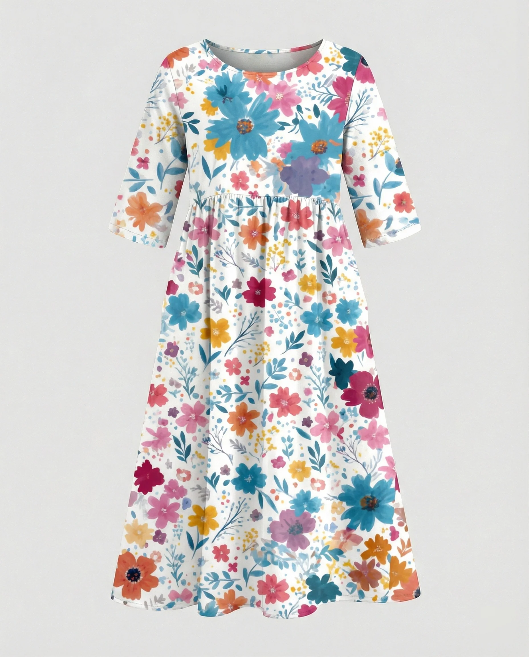 Damen Maxikleid A-Linie fließend - Image 51