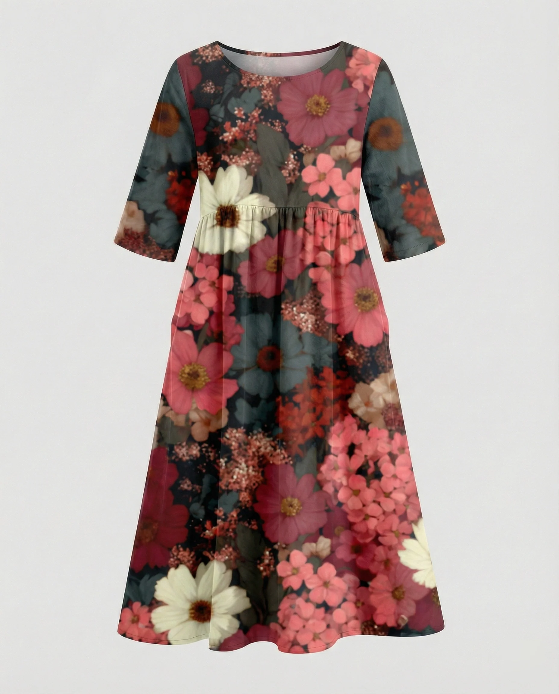 Damen Maxikleid A-Linie fließend - Image 54