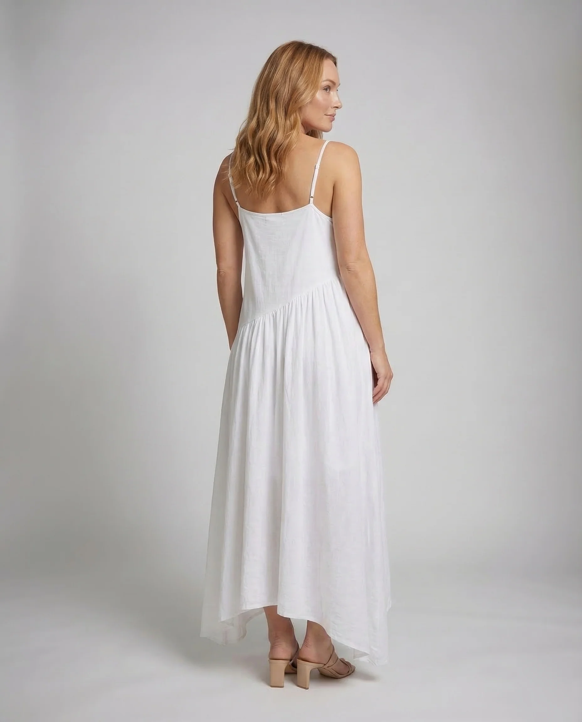 Damen Stufenkleid Spaghettiträger - Image 4