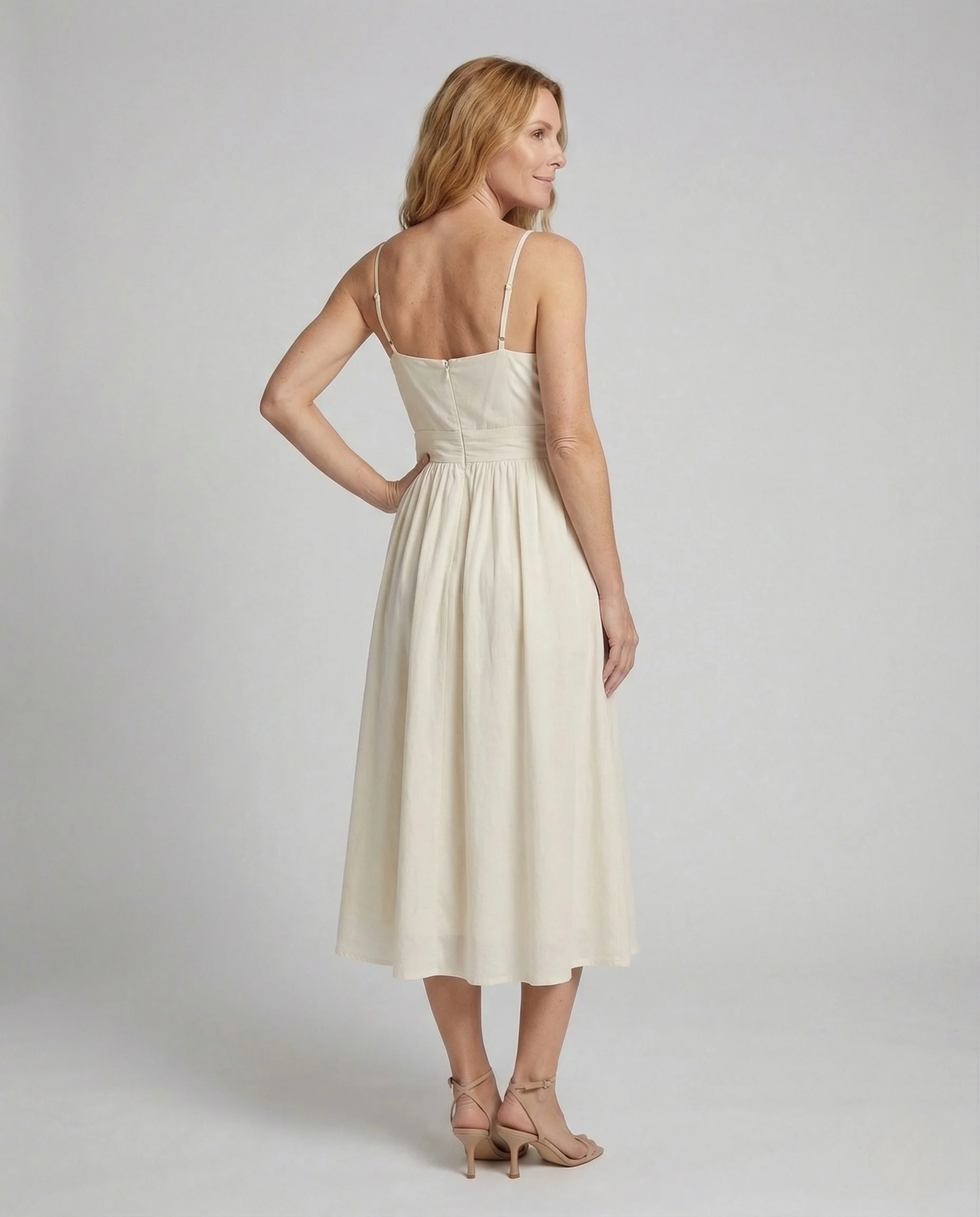 Damen Sommerkleid mit Wickel Bustier - Image 4