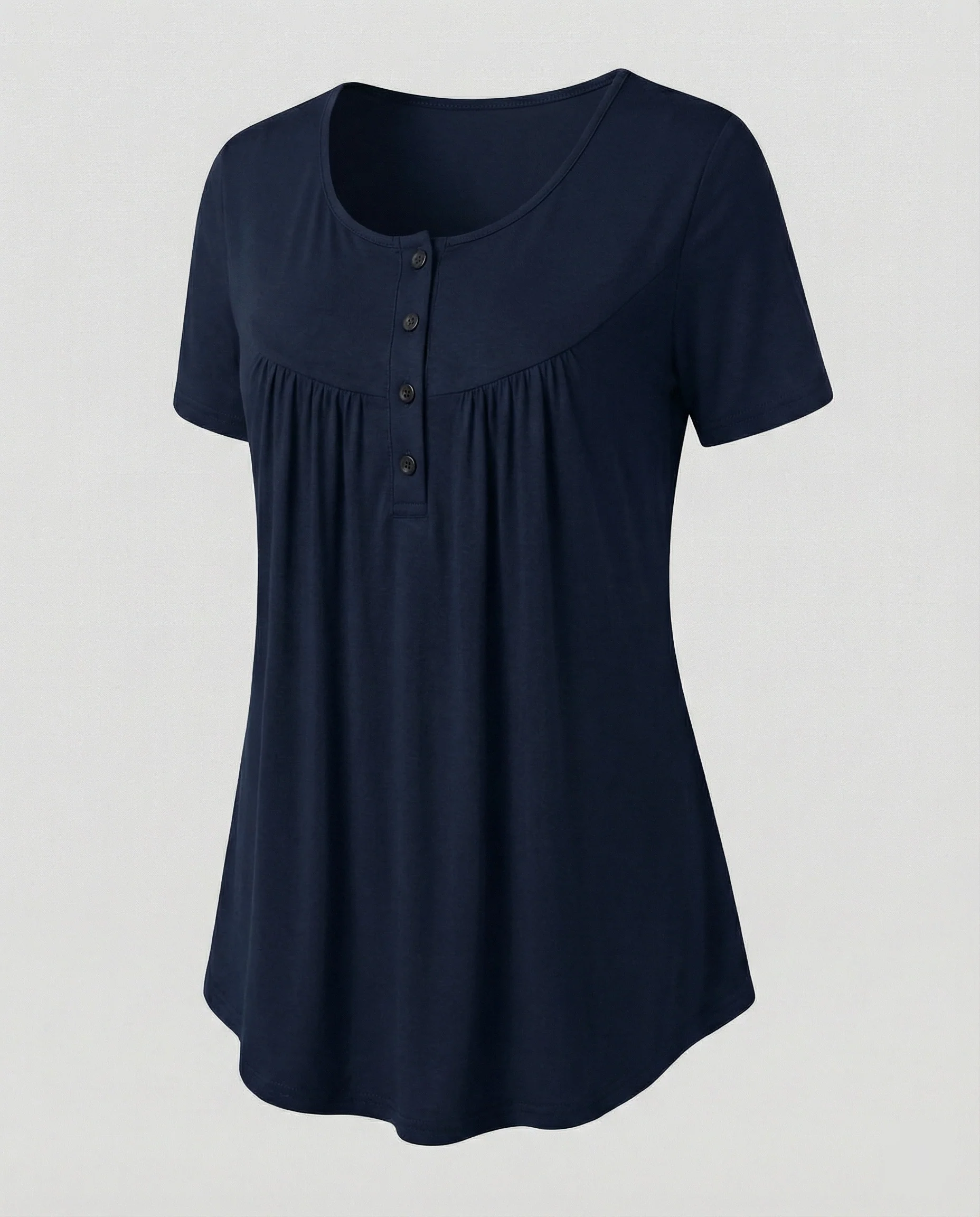 Damen Tunika Damen U-Ausschnitt Print - Image 21