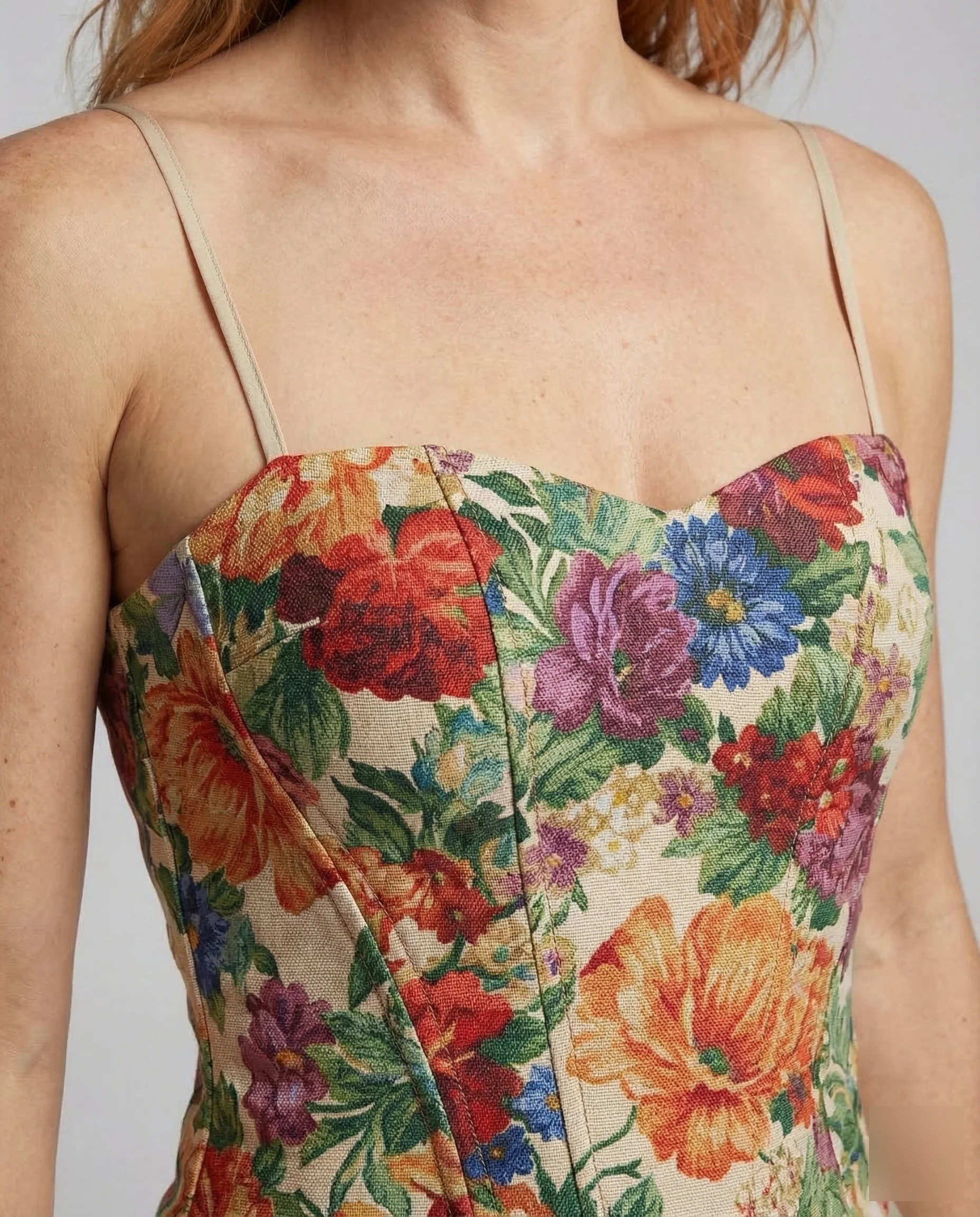 Damen Corsettkleid Jacquard - Image 3
