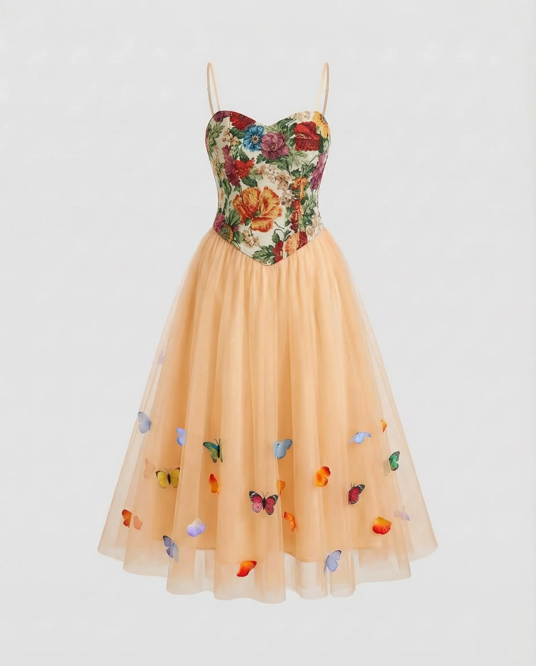 Damen Corsettkleid Jacquard - Image 6