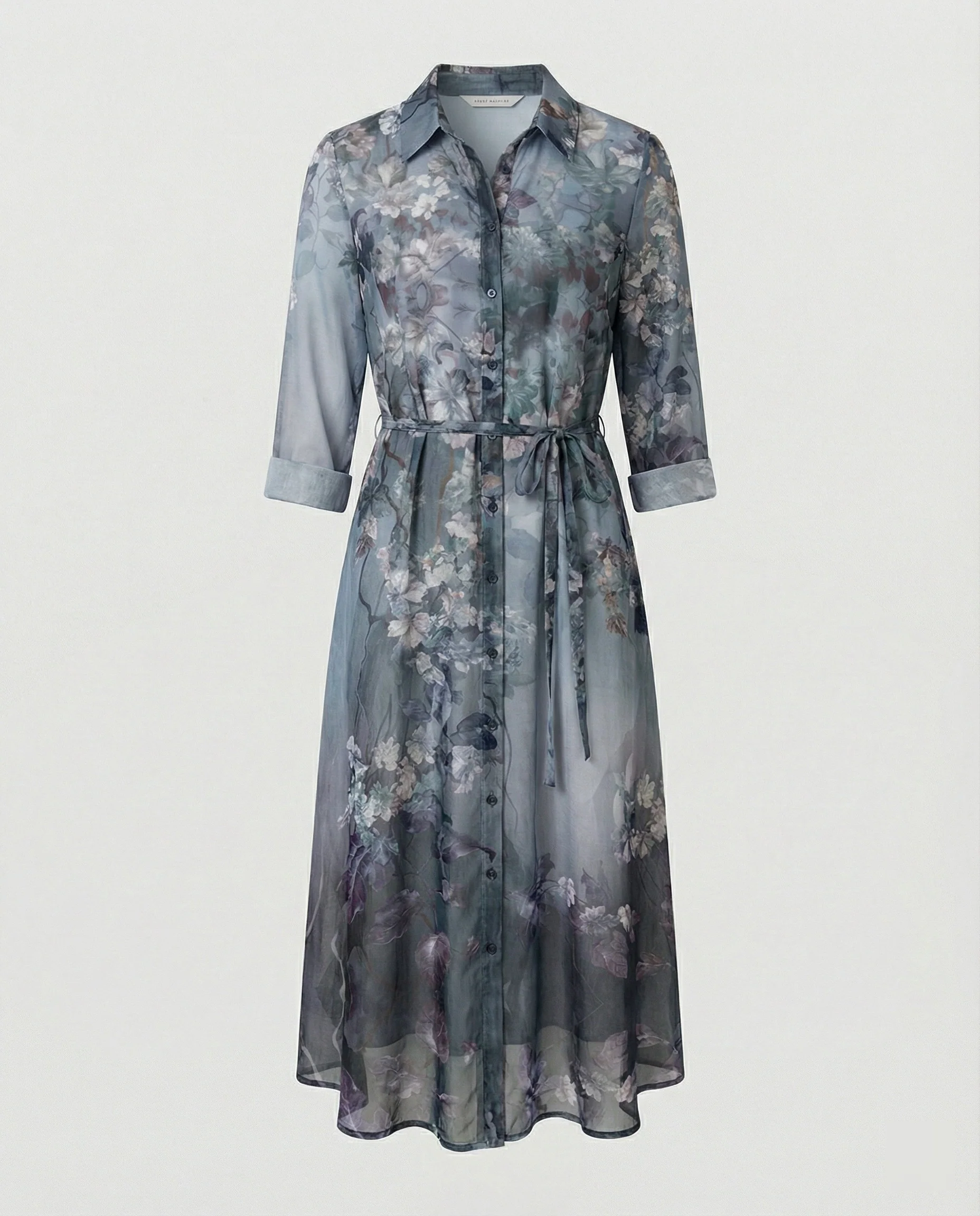 Maxikleid Damen Floral Leinenmix - Image 2