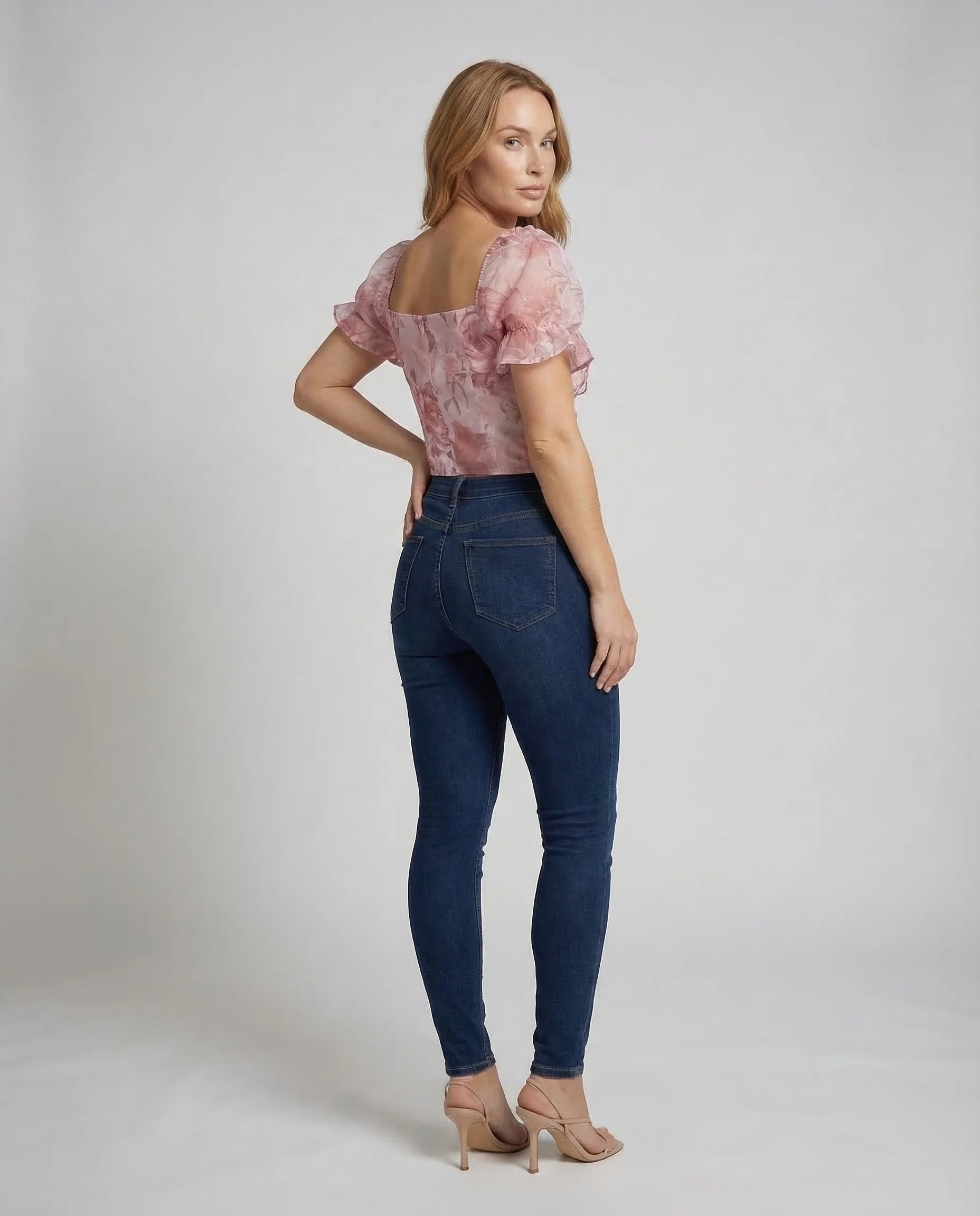 Damen Organza Bustier Top - Image 4