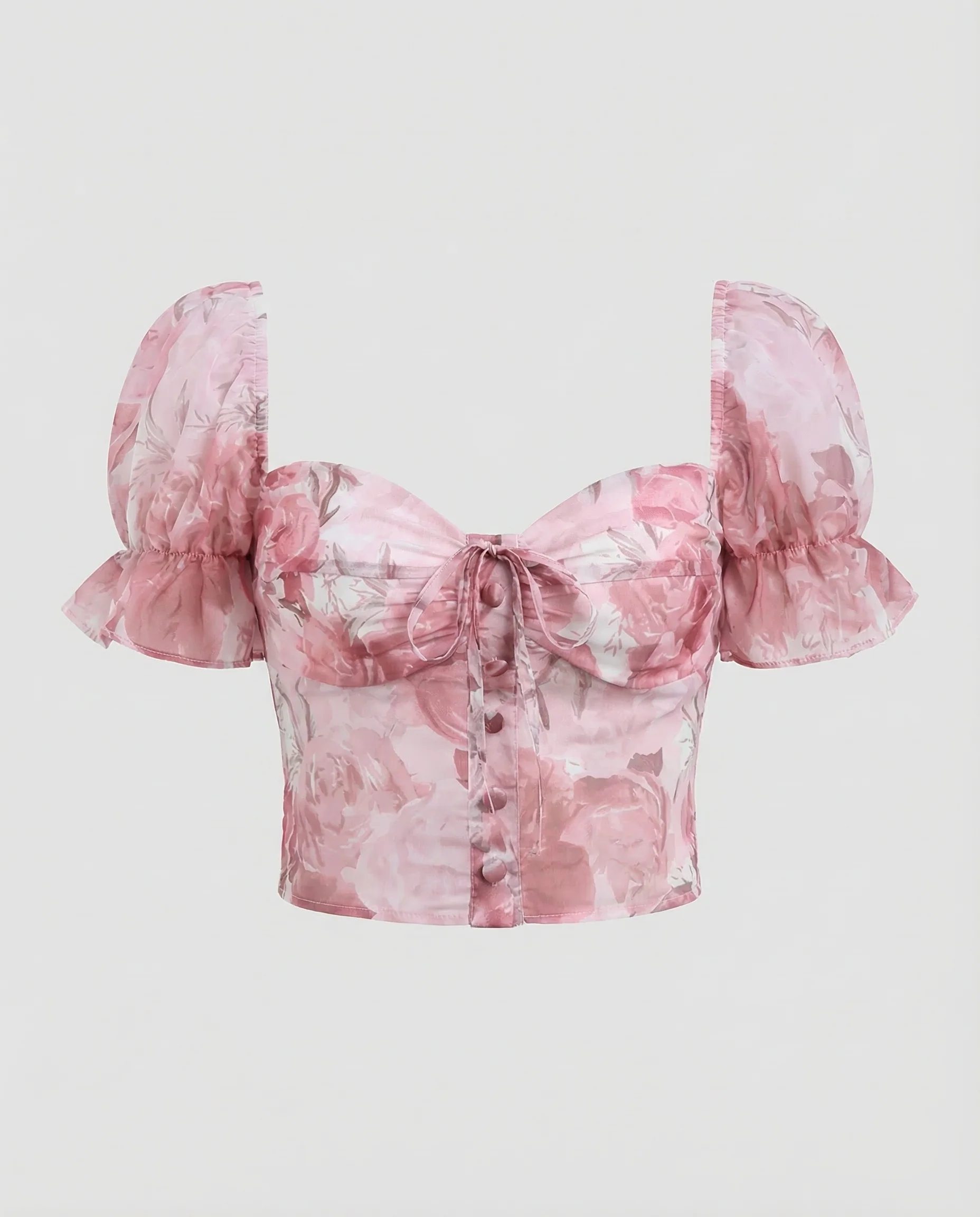 Damen Organza Bustier Top - Image 5