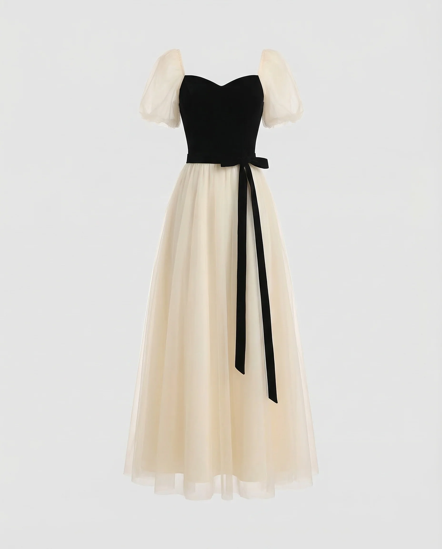 Damen Gala Maxikleid mit Tüllrock - Image 5