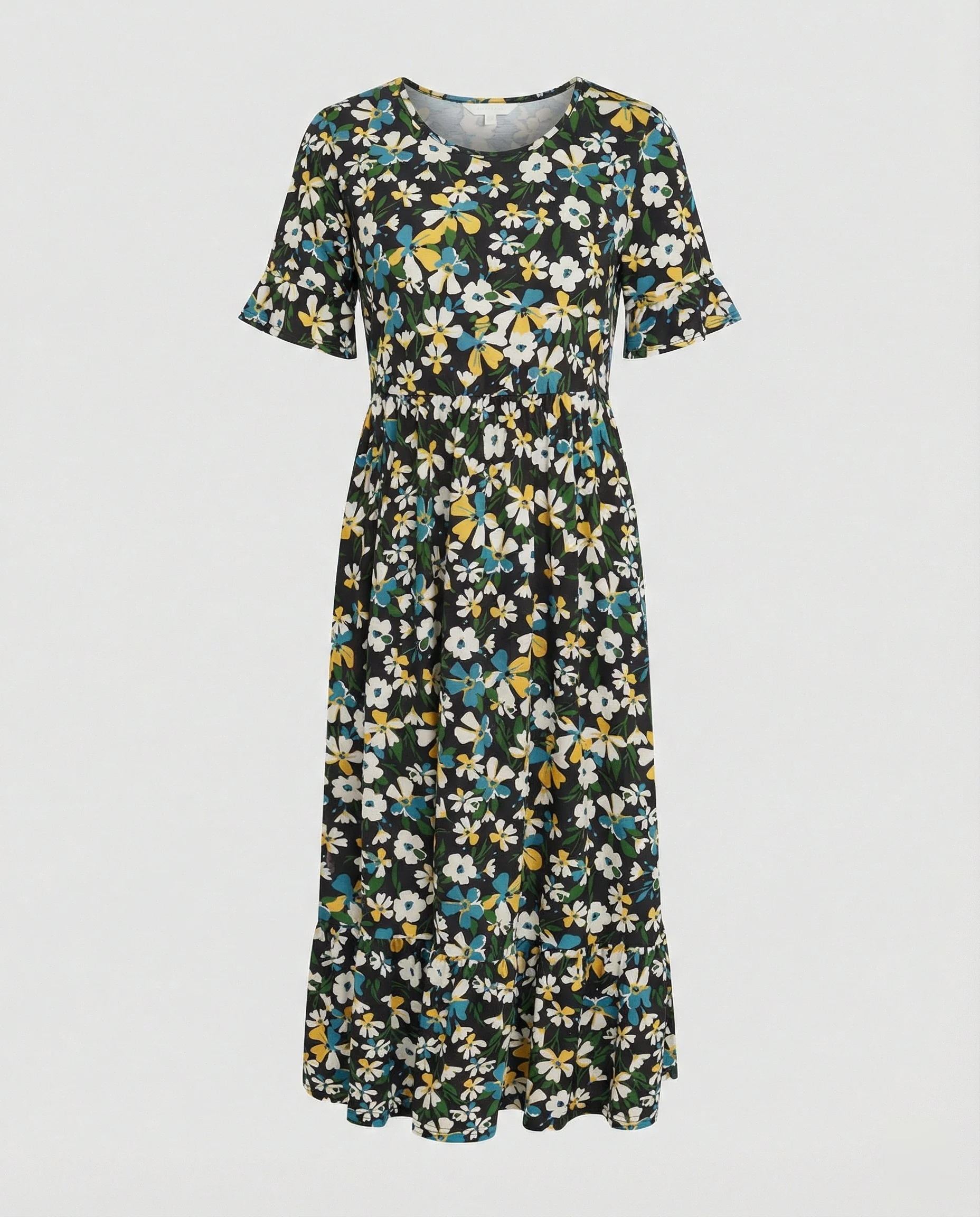 Damen Midikleid floral schwingend - Image 7
