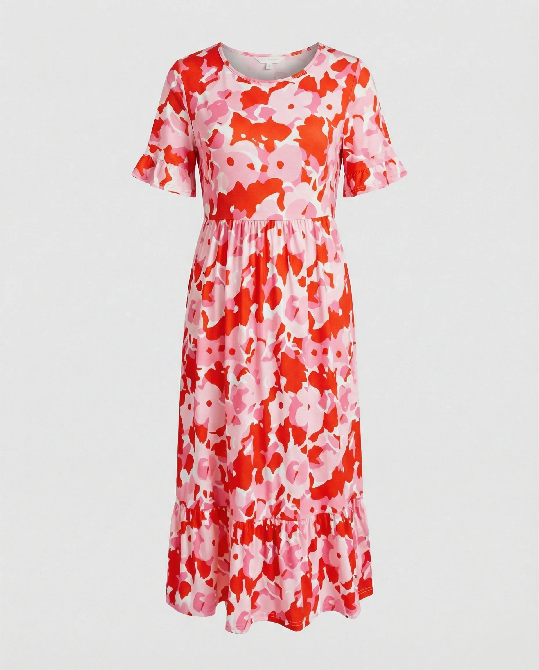 Damen Midikleid floral schwingend - Image 8