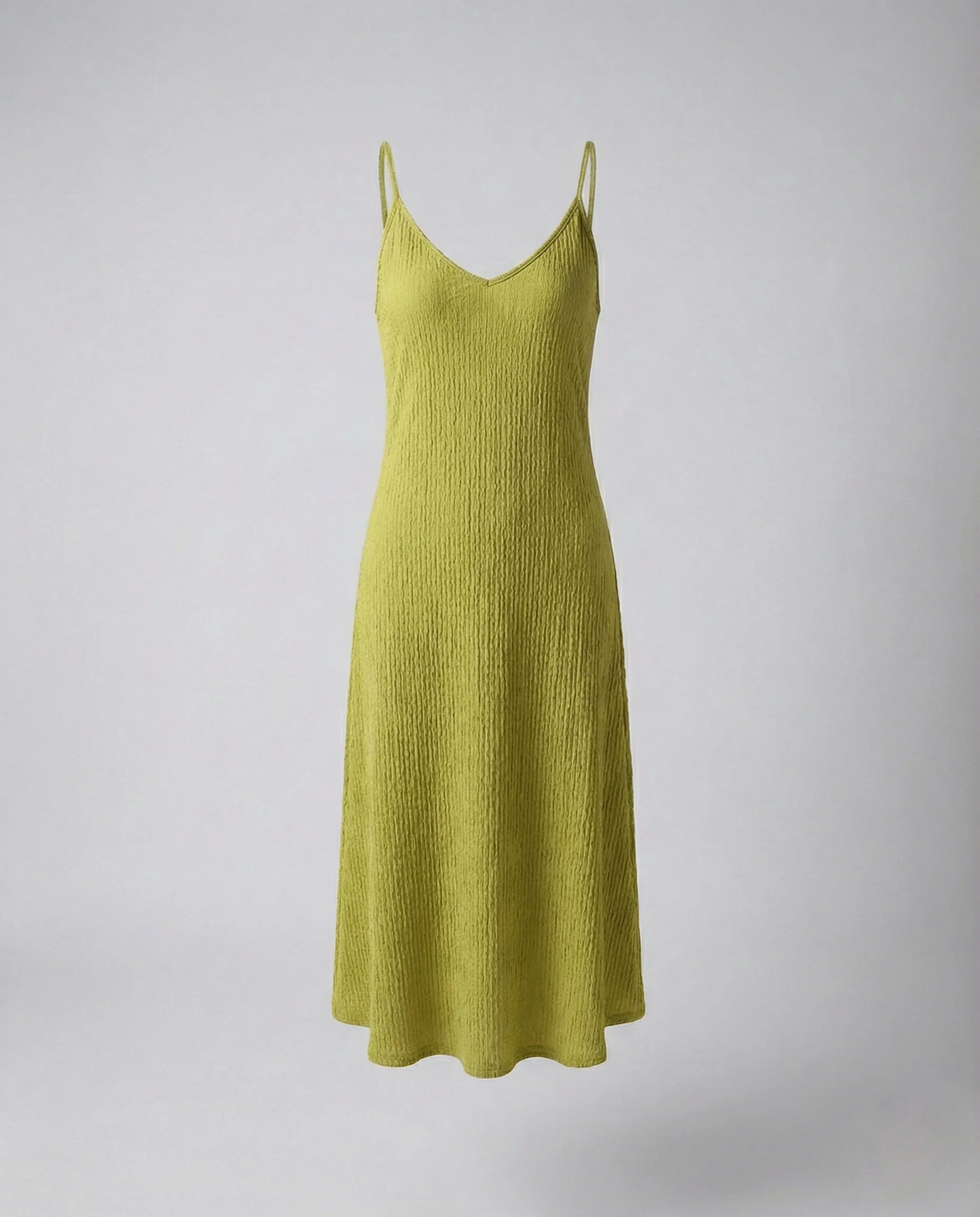 Damen Gecrinkeltes Midikleid mit Spaghettiträgern - Image 5