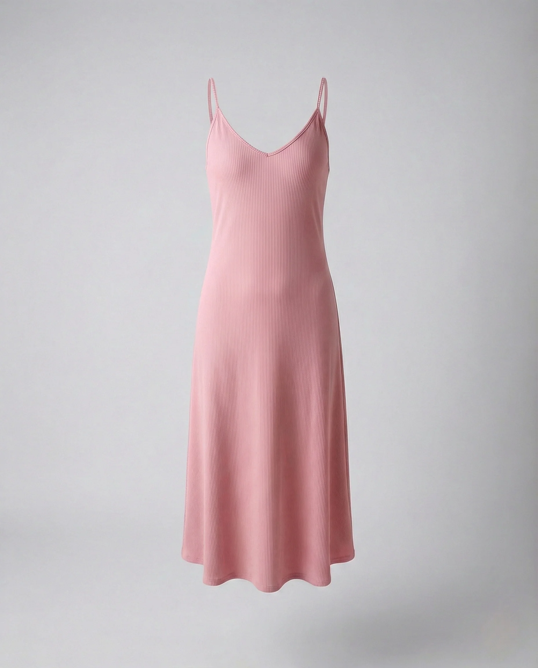 Damen Gecrinkeltes Midikleid mit Spaghettiträgern - Image 7