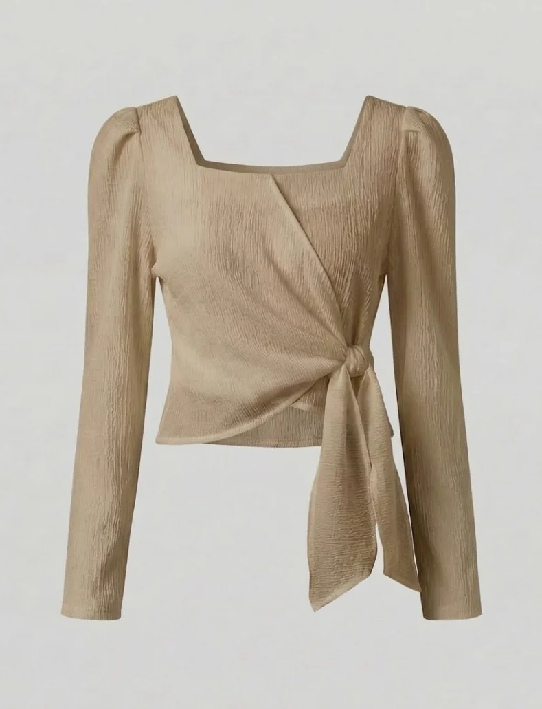 Damen Wickeltop Knoten - Image 7