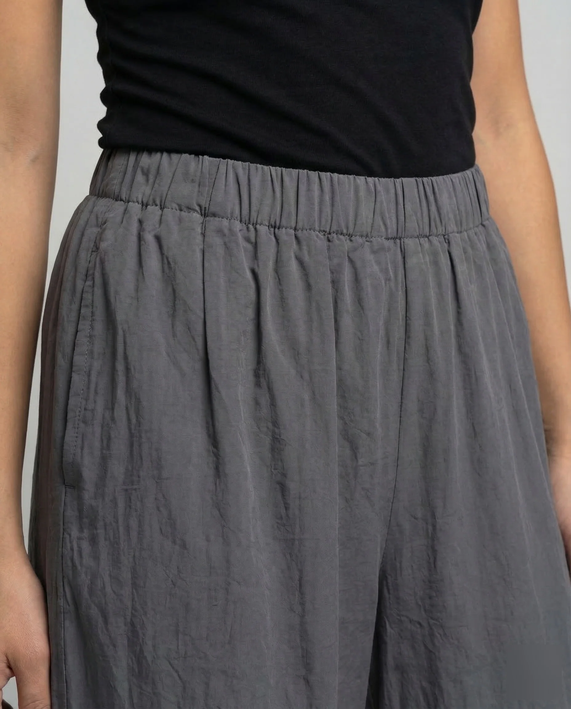 Damen Culotte Hose Gekreppt - Image 3