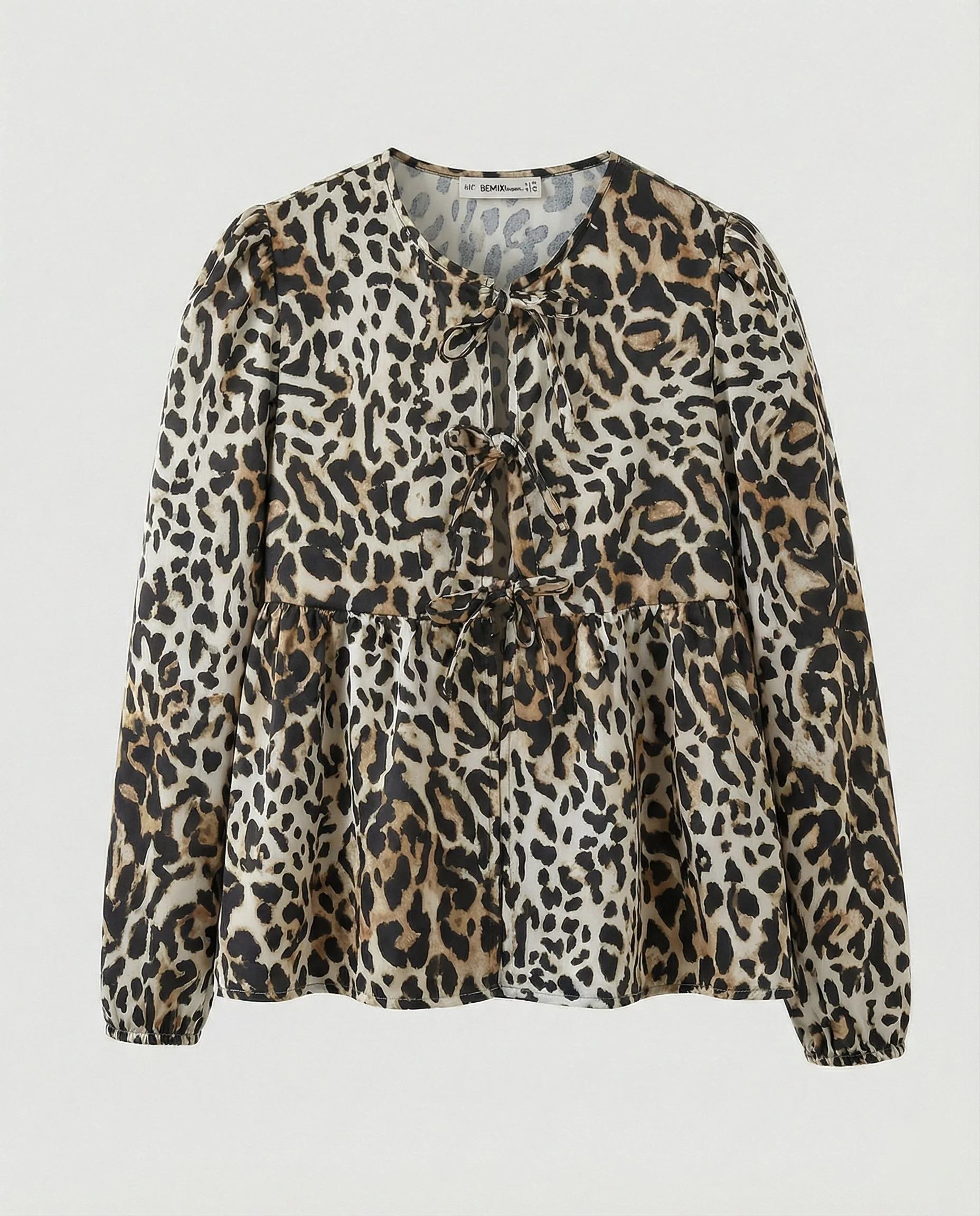 Bluse Damen Viskose Gemustert - Image 6