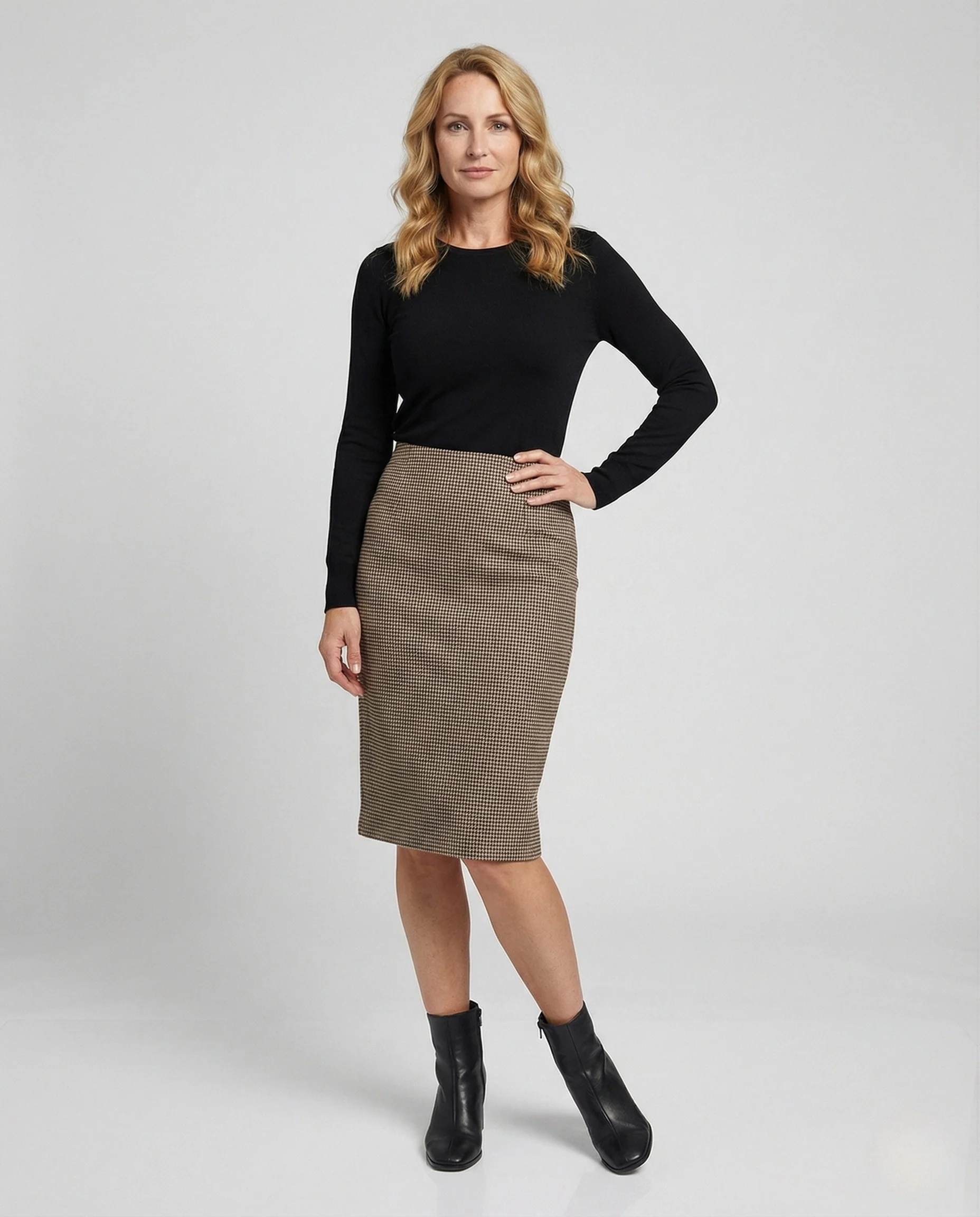 Midirock Damen Hahnentritt - Image 2