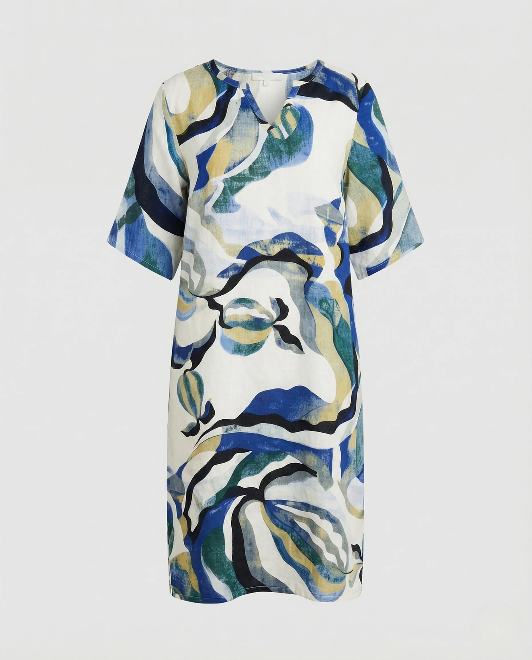Damen Freizeitkleid Shift mit Print - Image 5