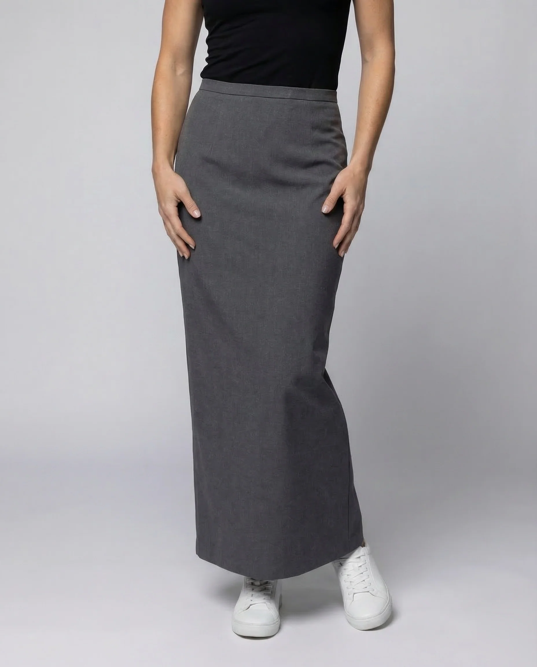 Damen Maxirock Schlitz Elegant - Image 2