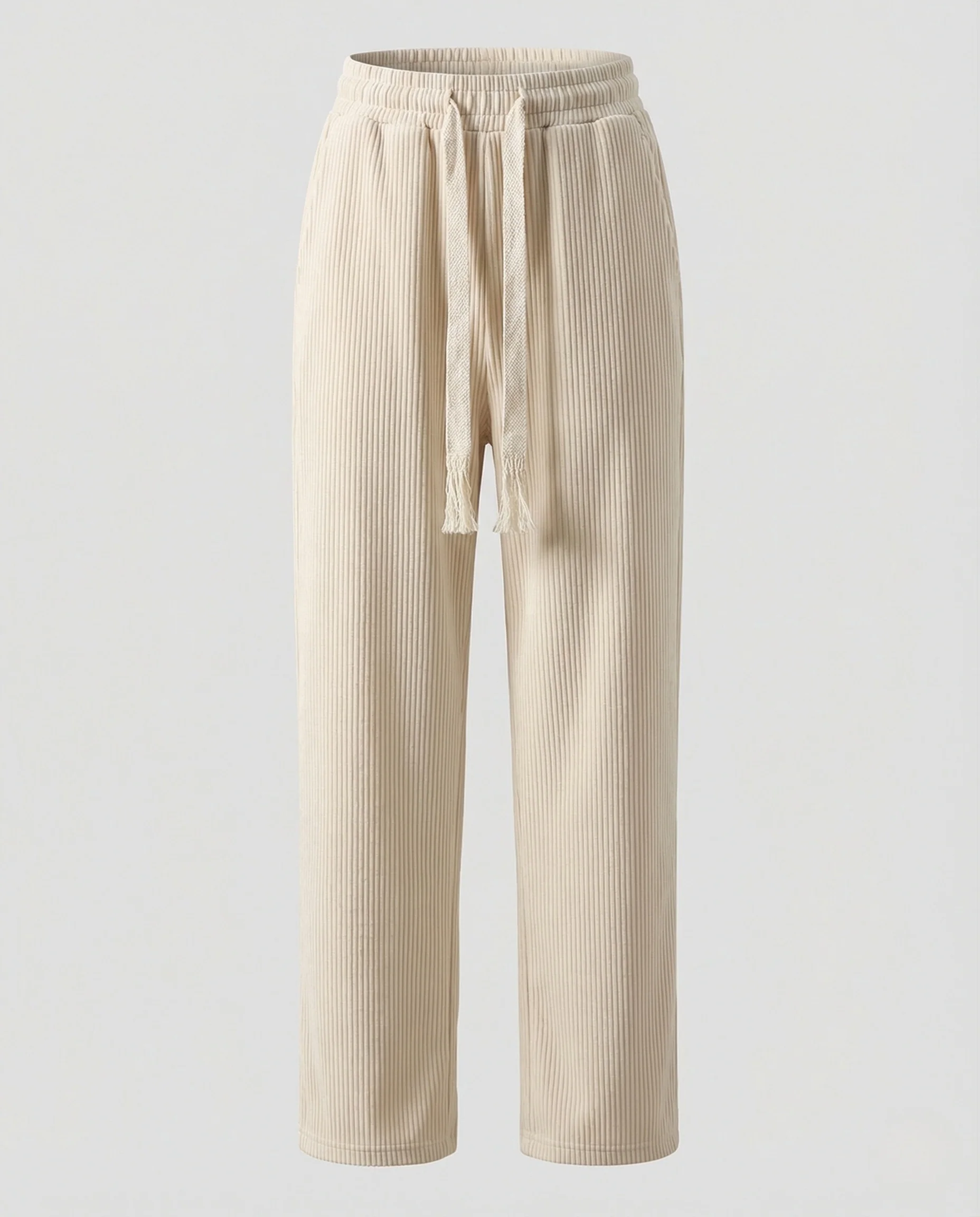 Damen Gerippte Loungehose mit Tunnelzug - Image 6