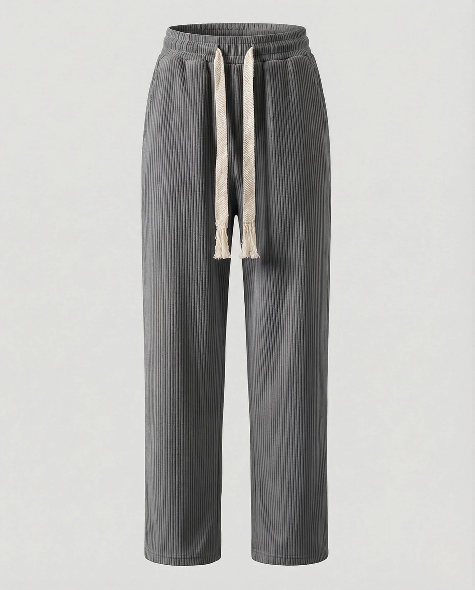 Damen Gerippte Loungehose mit Tunnelzug - Image 7