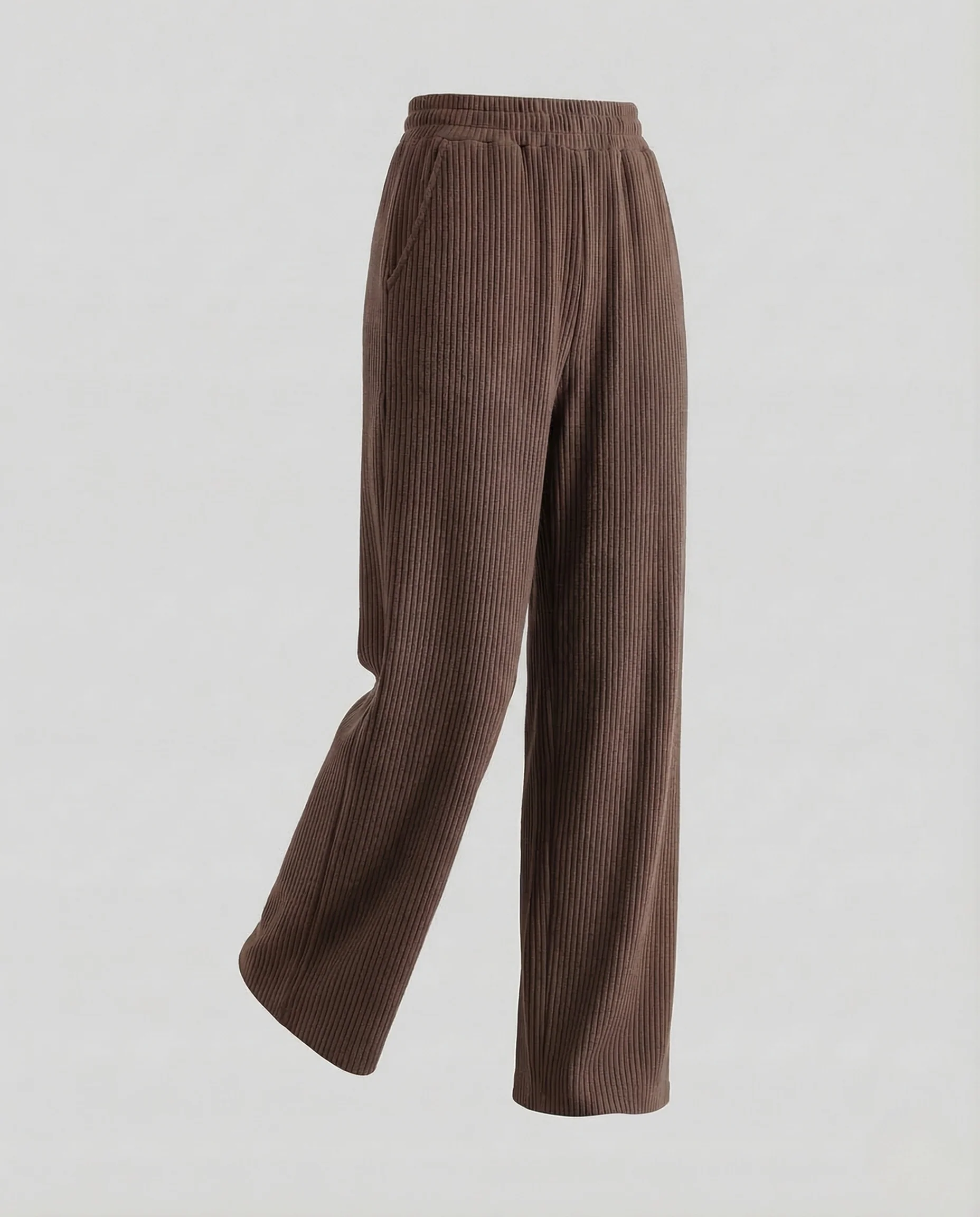 Damen Strickhose Ripp High Waist - Image 10