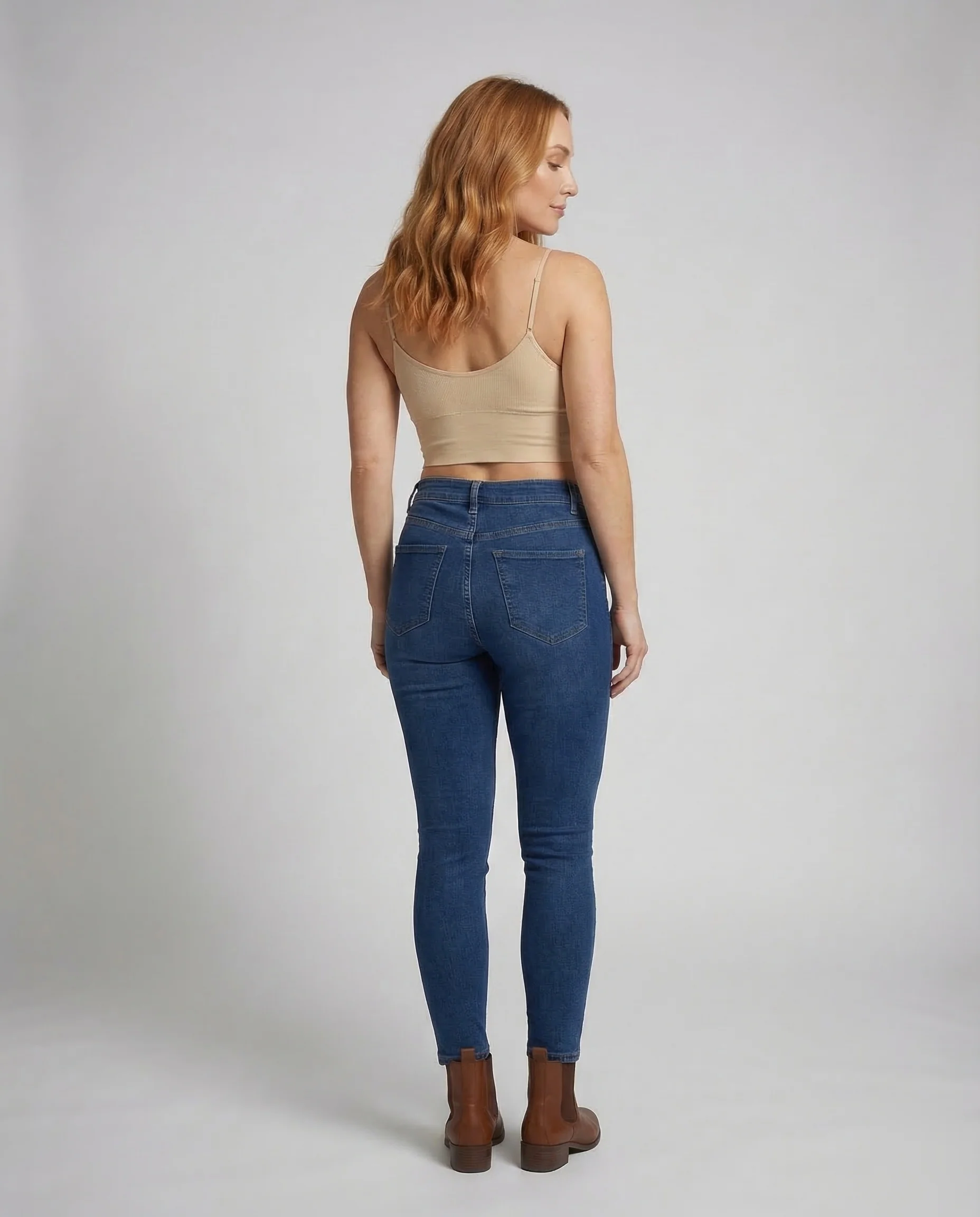 Damen Ripp Bustier Top - Image 4