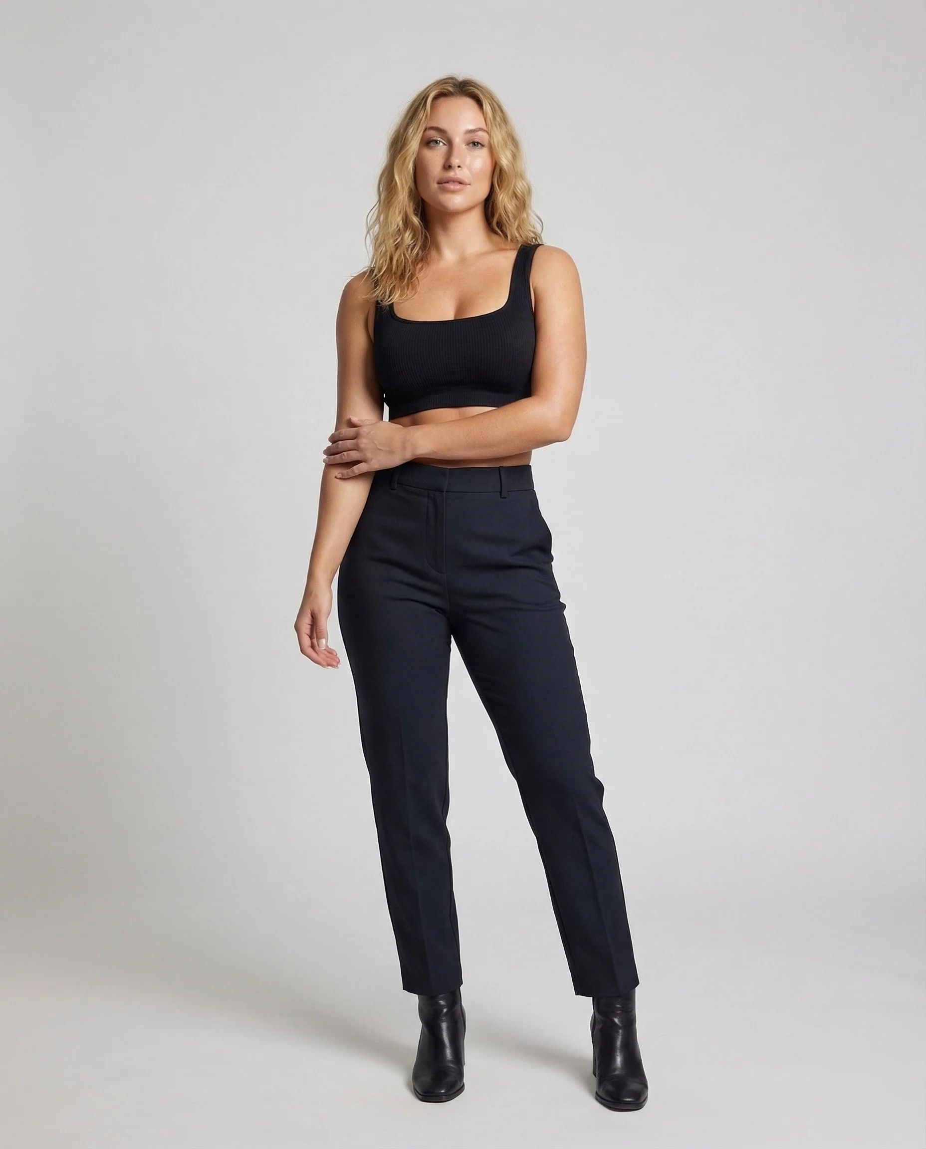Damen Bustier Ripp Kurz - Image 2