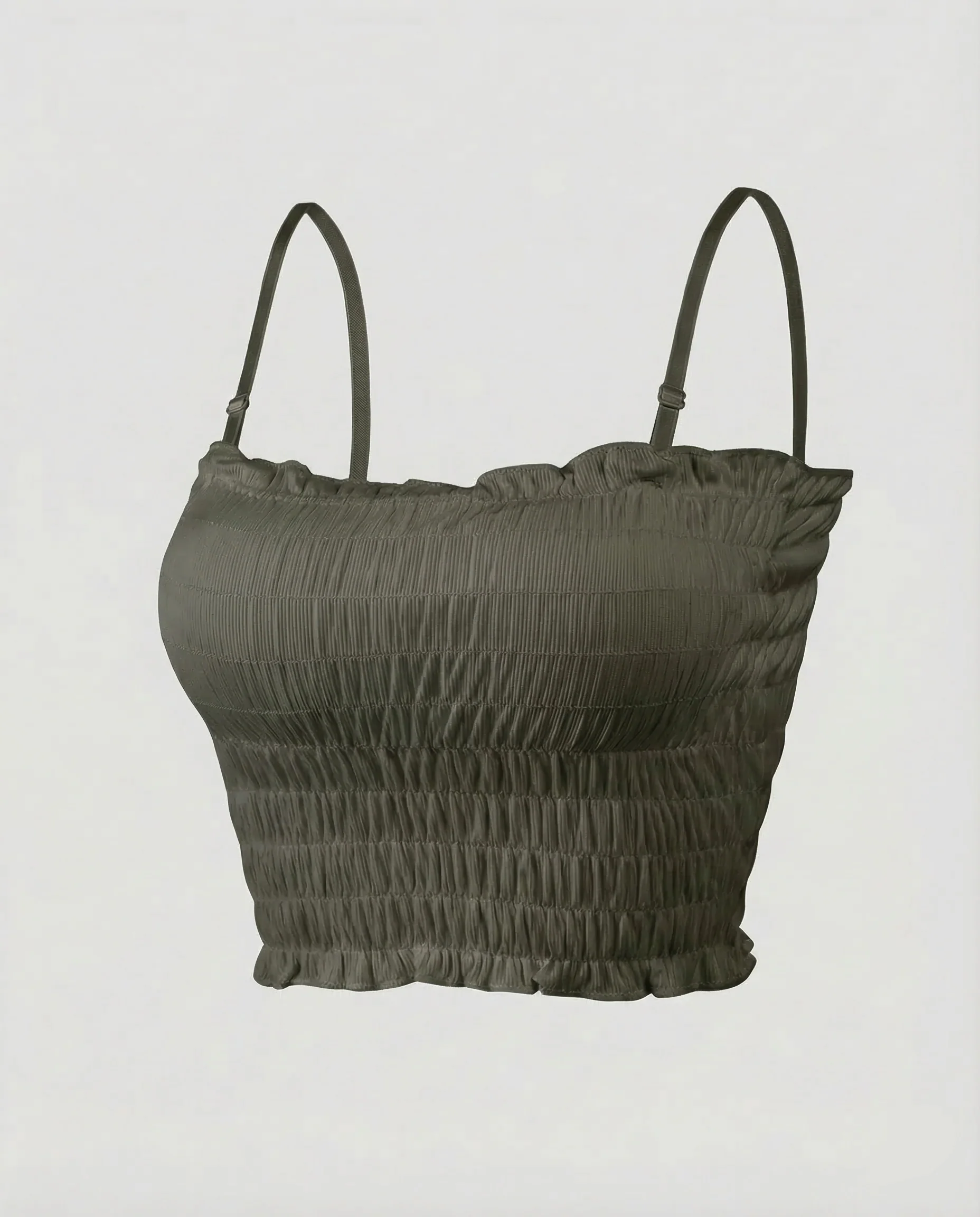 Damen Gesmoktes Crop Top - Image 10