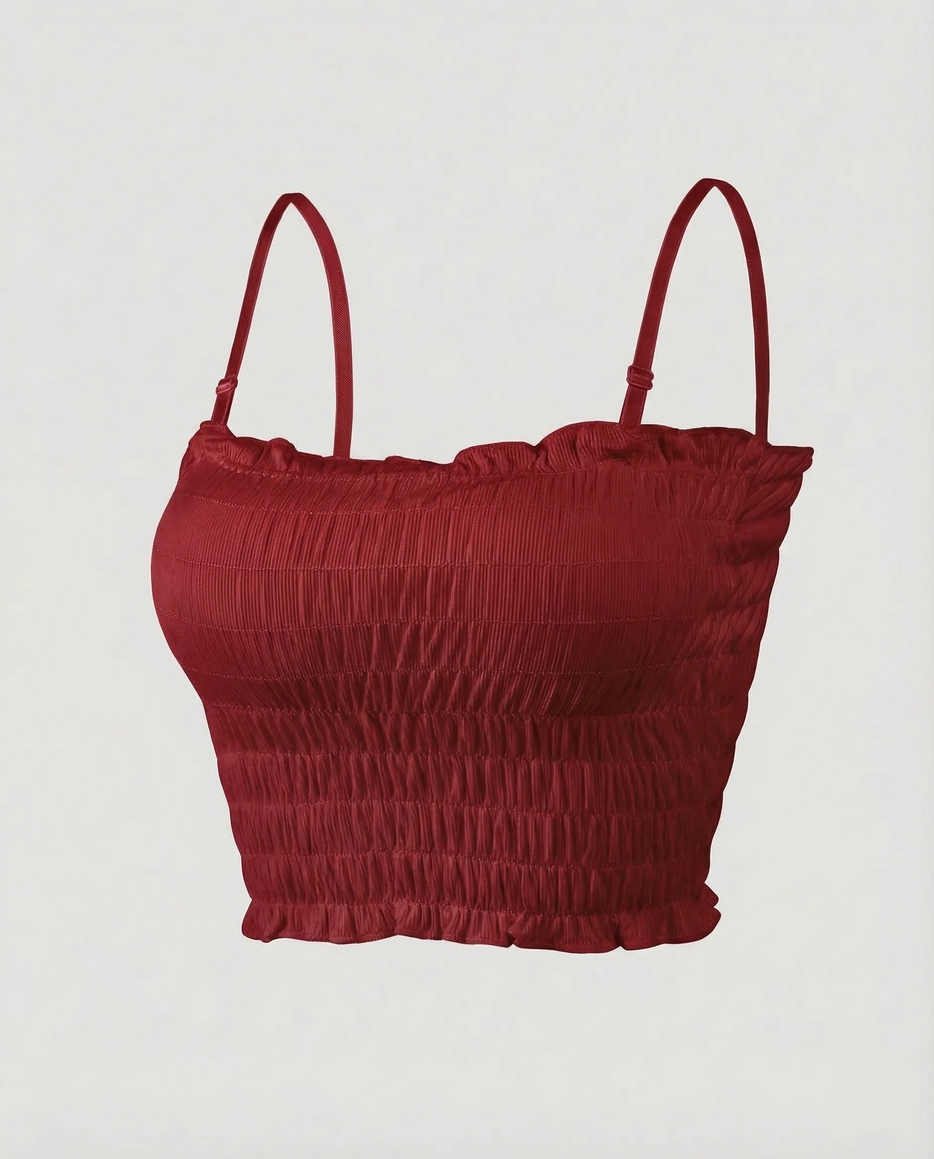 Damen Gesmoktes Crop Top - Image 7